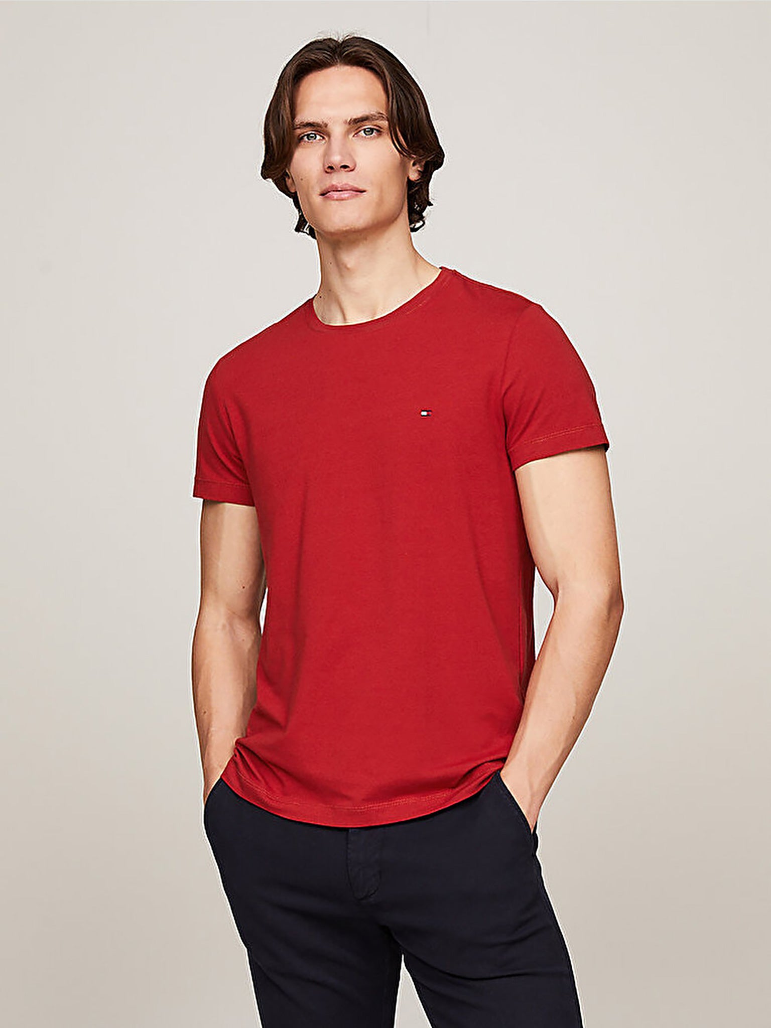 Ανδρικό t-shirt STRETCH SLIM FIT TEE MW0MW10800XNN | MW0MW10800XNN