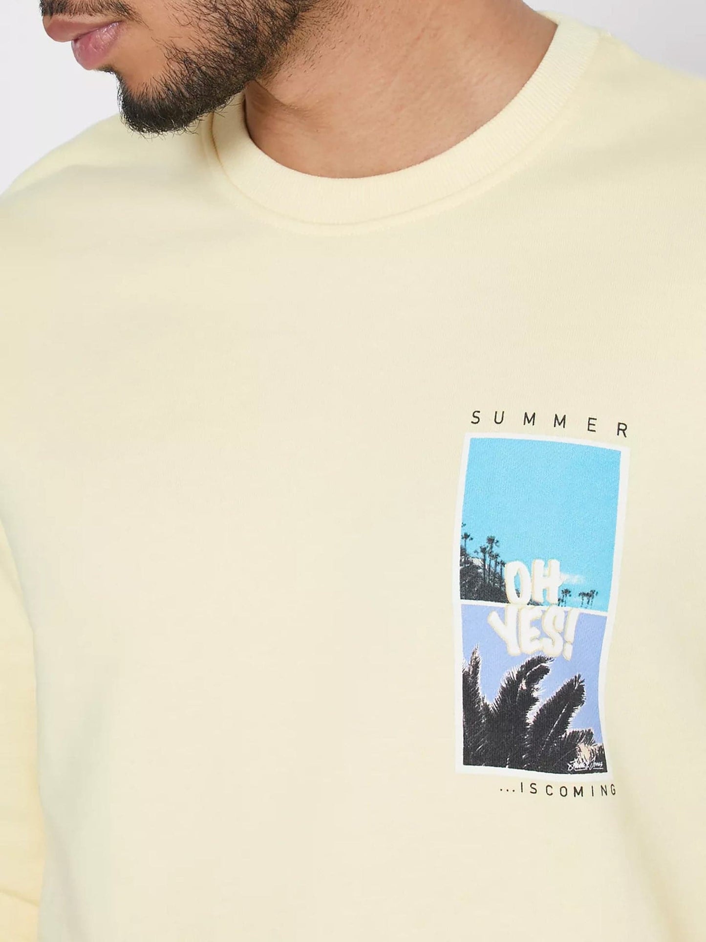 Ανδρική μπλούζα φούτερ JORQUIVER SWEAT CREW NECK 12164386 | 12164386