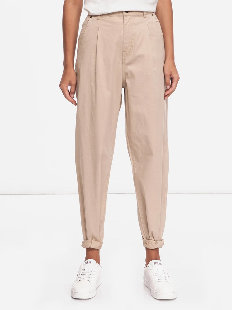 Γυναικείο παντελόνι organic cotton VMROSANNA HR BARREL PLEAT PANT 10235461 | 10235461