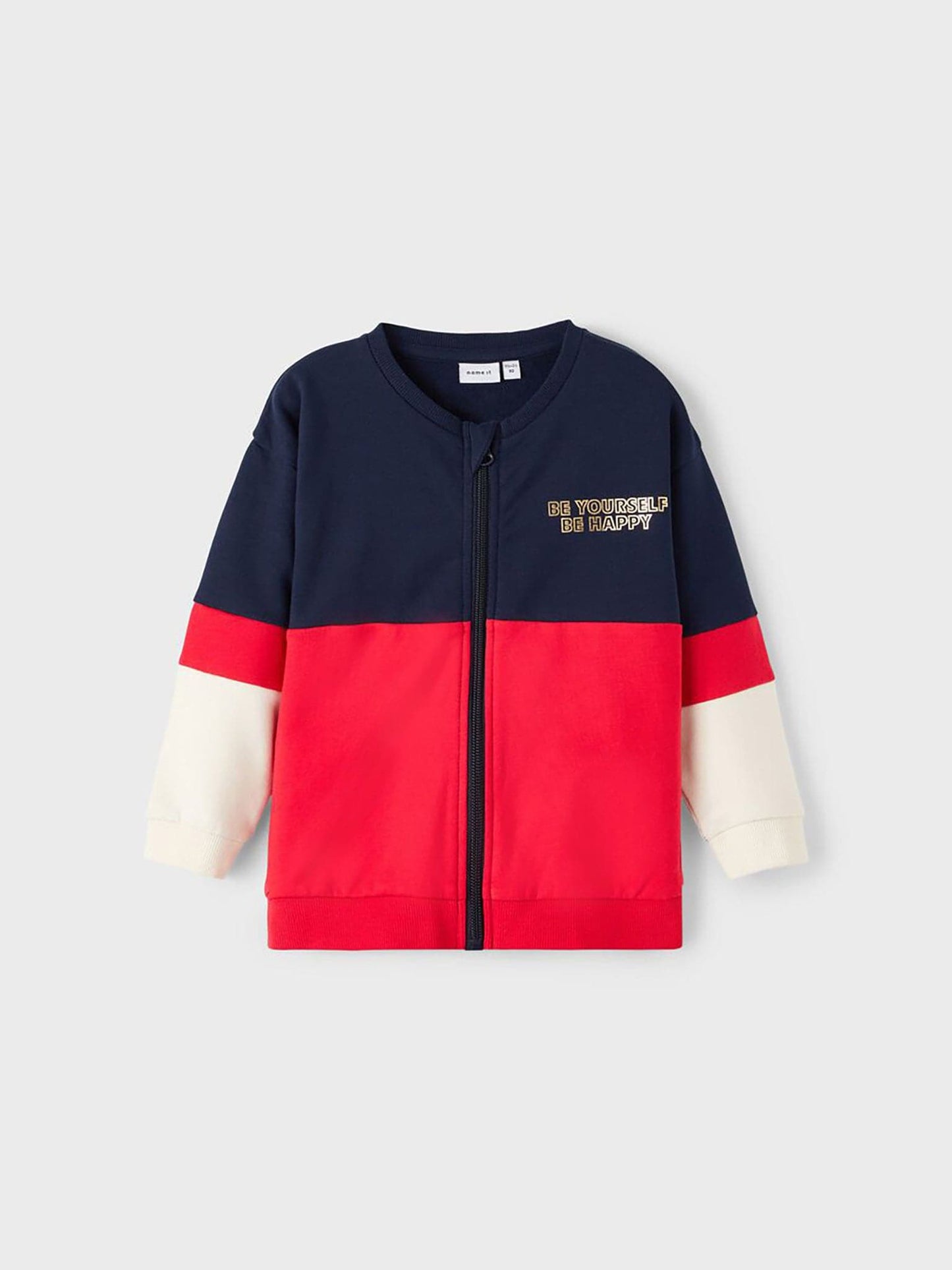 Παιδική ζακέτα φούτερ NMFLARKE BOXY SWEAT CARD 13207329 | 13207329