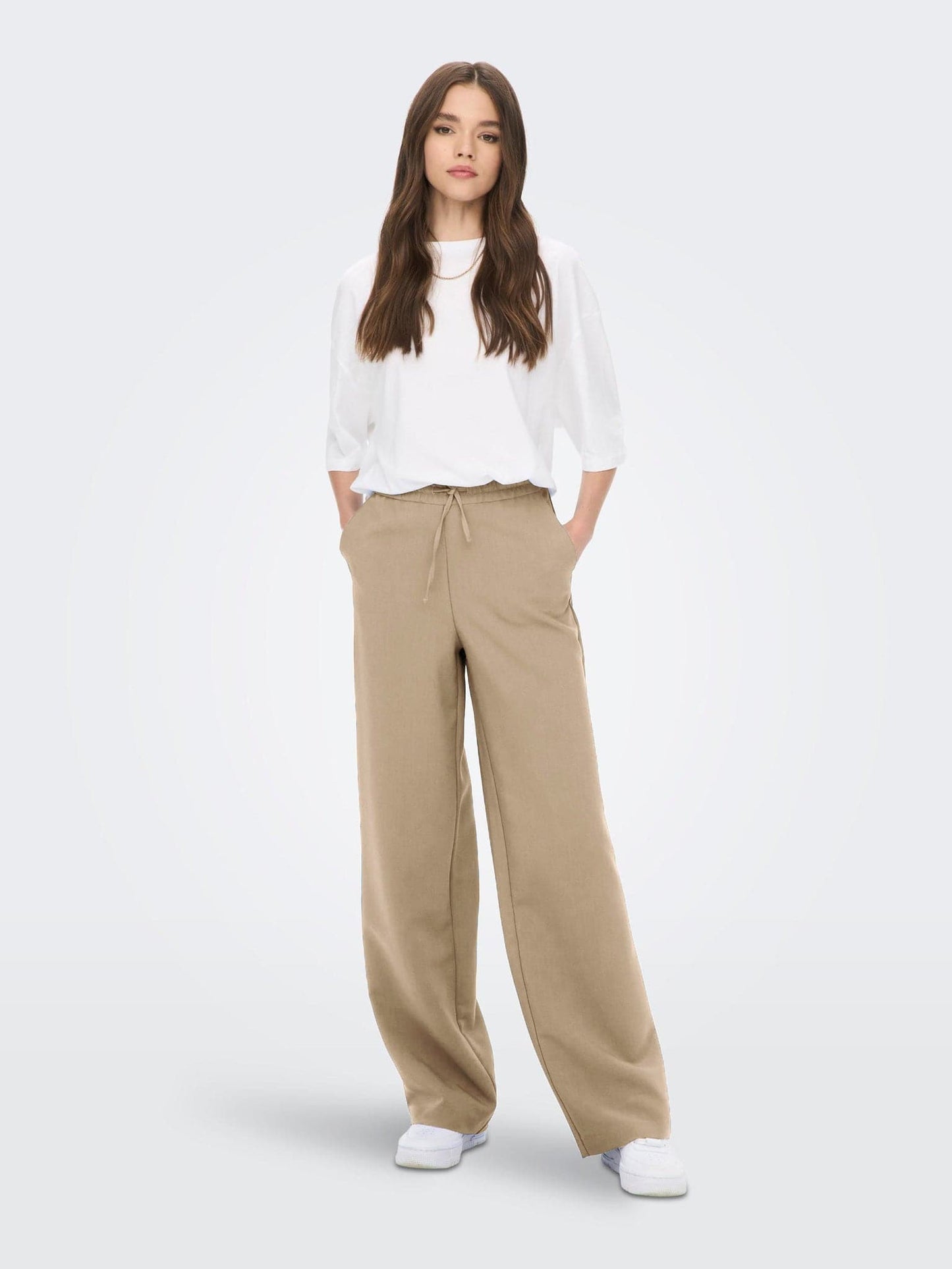 Γυναικείο παντελόνι ONLMILIAN MW WIDE PULL-UP PANT 15264615 | 15264615