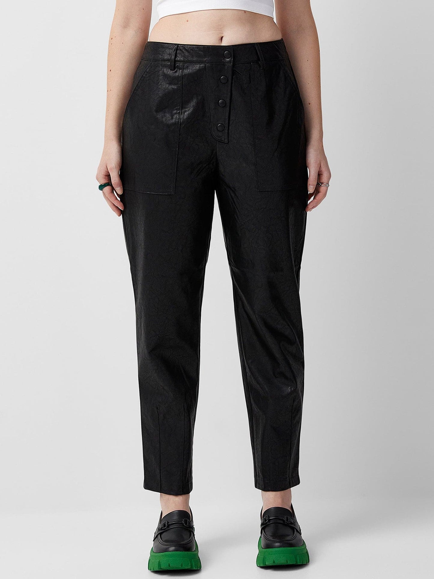 Γυναικείο παντελόνι ONLCAMILA HW FAUX LEATHER PANT CC PNT 15263558 | 15263558