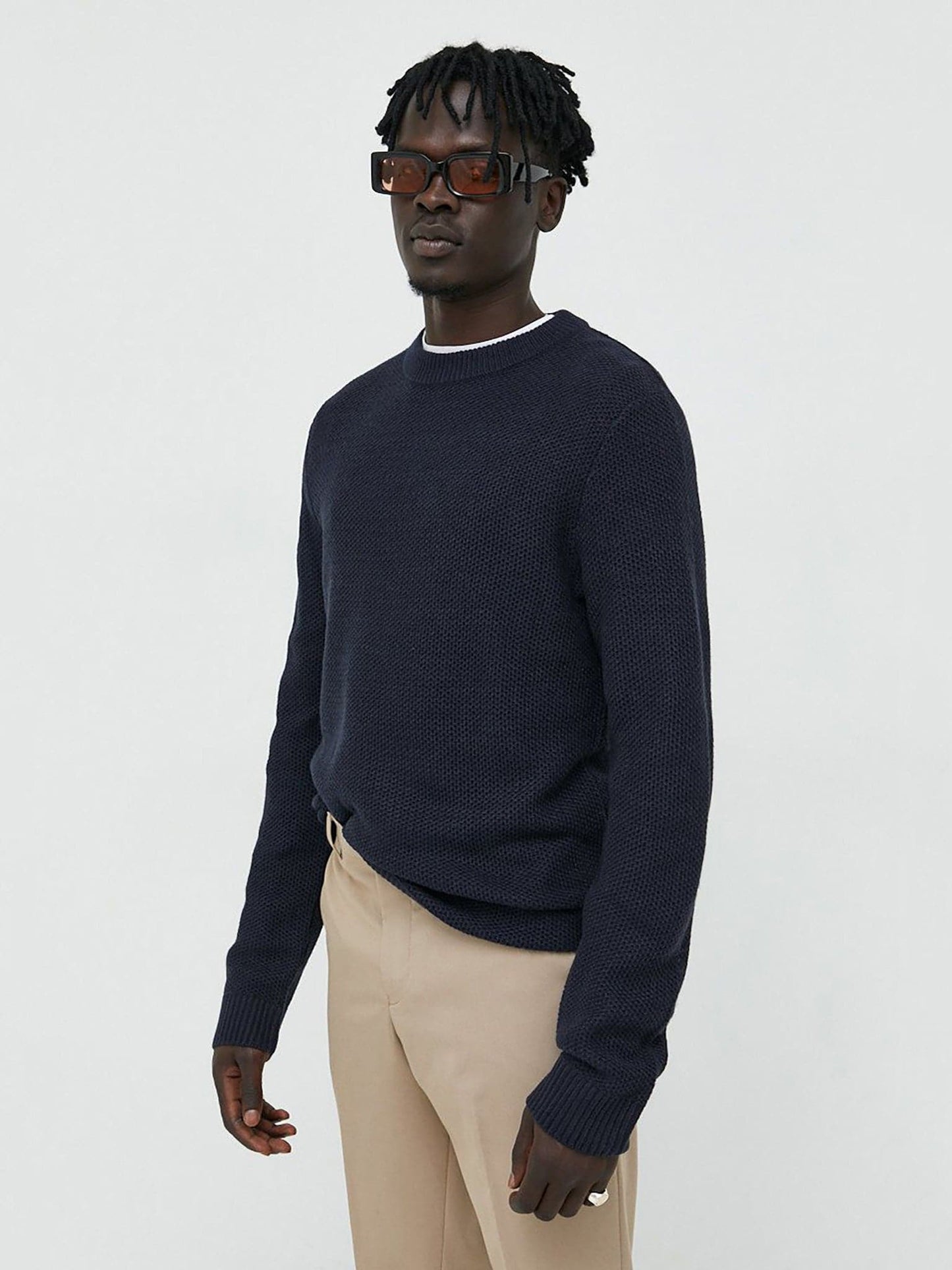 Ανδρική μπλούζα πλεκτή JORBLAKE KNIT CREW NECK BF 12219273 | 12219273