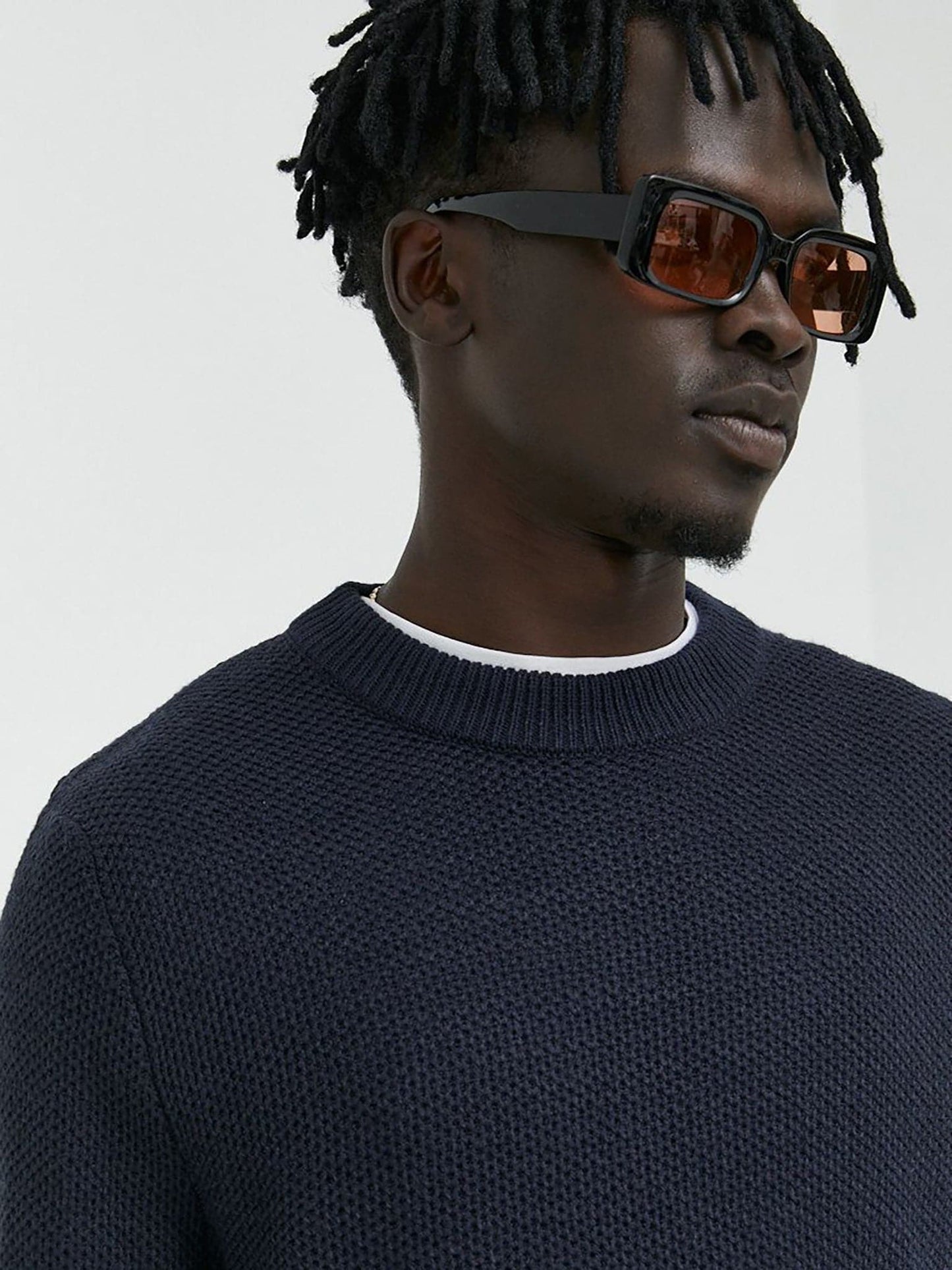 Ανδρική μπλούζα πλεκτή JORBLAKE KNIT CREW NECK BF 12219273 | 12219273