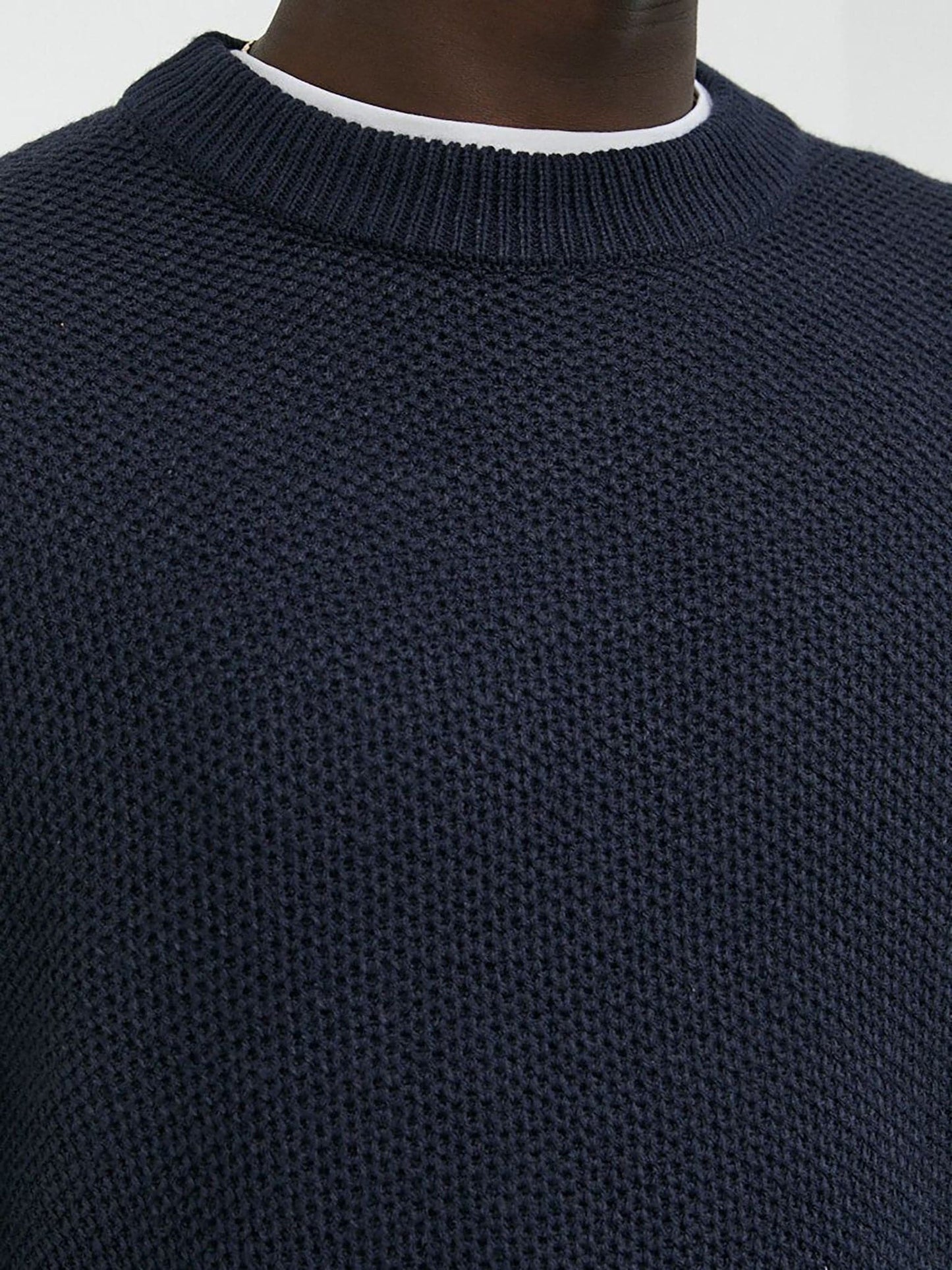 Ανδρική μπλούζα πλεκτή JORBLAKE KNIT CREW NECK BF 12219273 | 12219273
