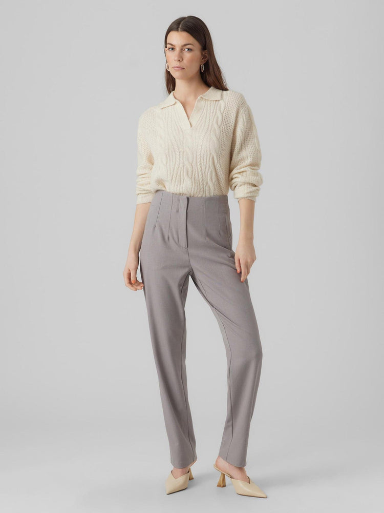 Γυναικείο παντελόνι VMKIRALOA HR TAPERED SOLID PANT 10283062 | 10283062