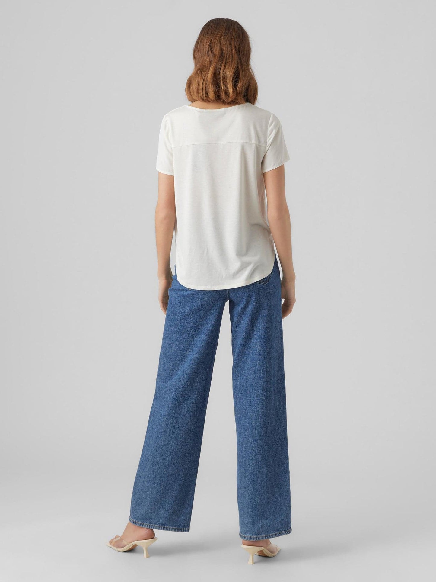 Γυναικεία μπλούζα VMBRIT SS TOP GA JRS 10285552 | 10285552