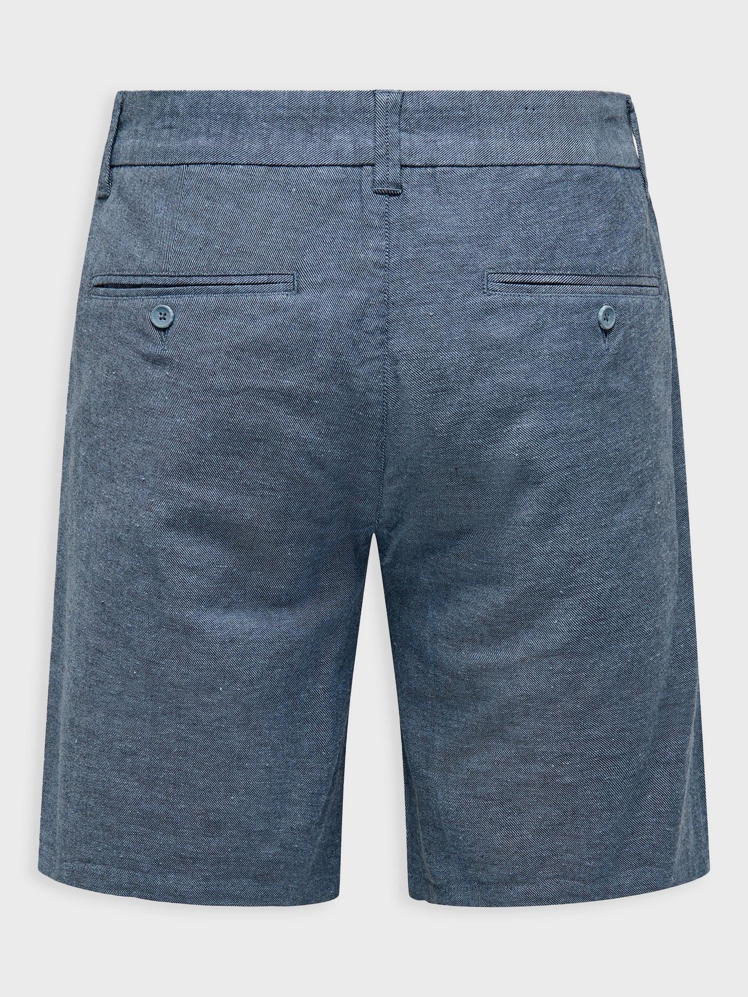 Ανδρική βερμούδα ONSMARK 0011 COTTON LINEN SHORTS 22024940 | 22024940