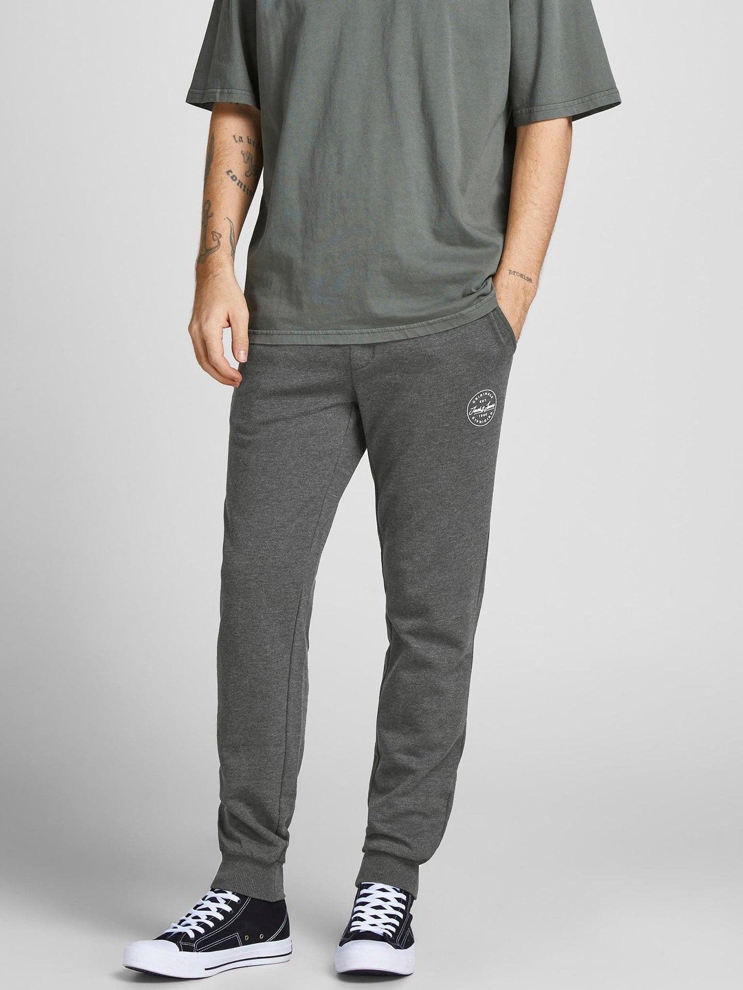 Ανδρικό παντελόνι φόρμας JPSTGORDON JJSHARK SWEAT PANTS AT NOOS 12165322 | 12165322