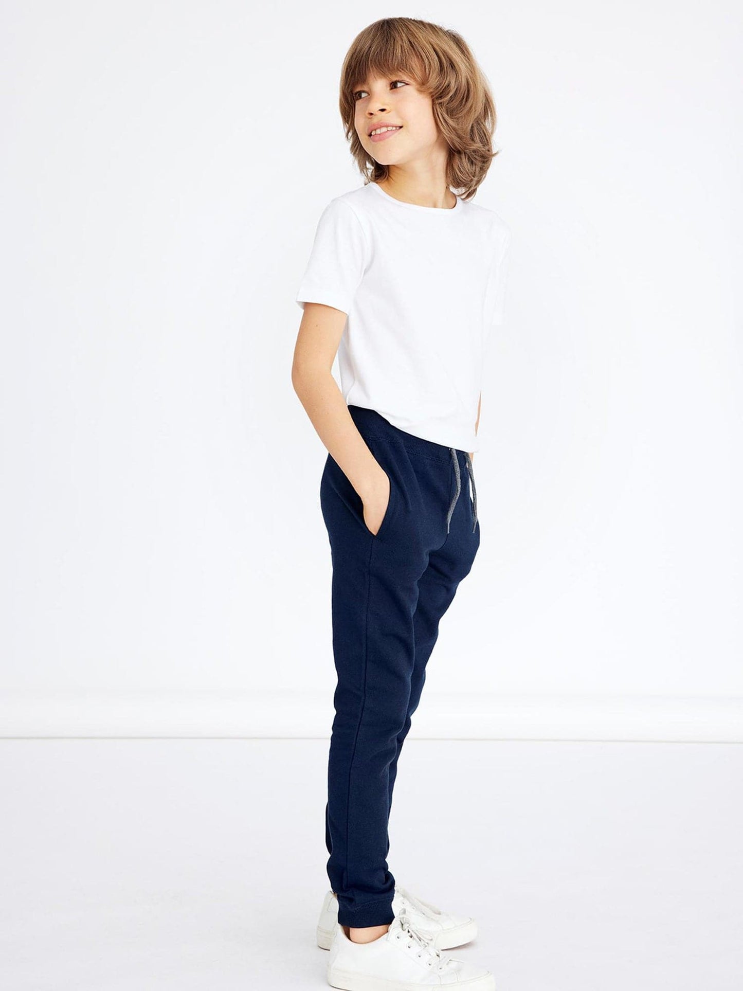 Εφηβικό παντελόνι φόρμας με επένδυση NKMSWEAT PANT BRU NOOS 13153665 | 13153665