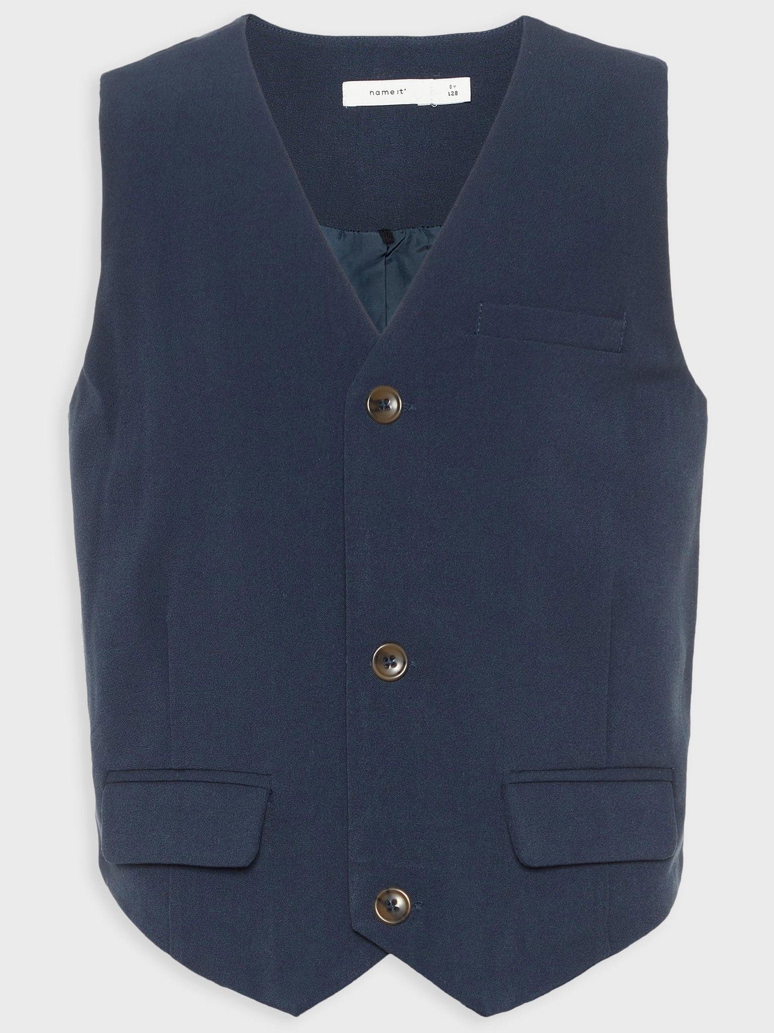 Παιδικό γιλέκο μονόχρωμο NKMINGEMANN WAISTCOAT NOOS 13157752 | 13157752