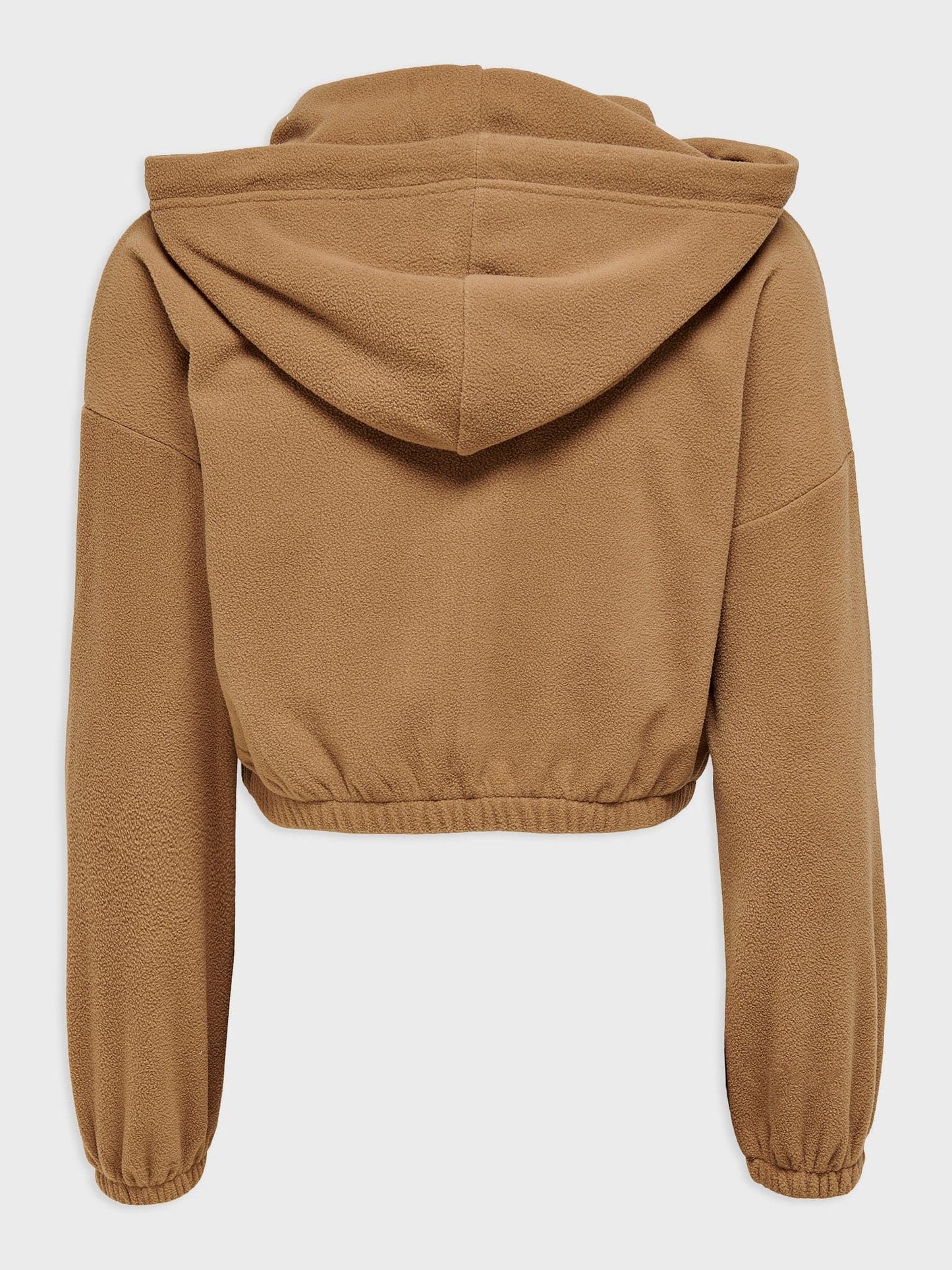 Γυναικεία crop ζακέτα ONLKAROI FLEECE L/S ZIP HOOD SWT 15241259 | 15241259