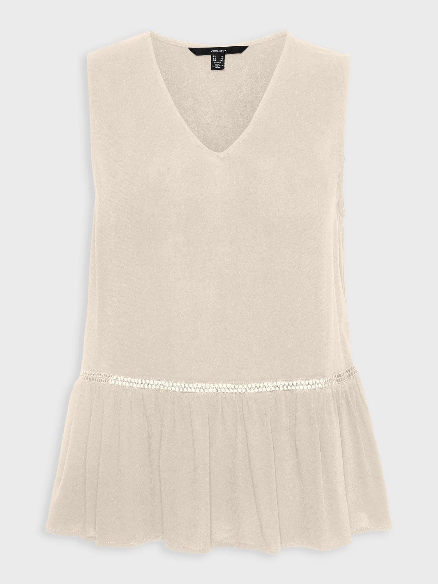 Γυναικείο top βολάν VMGIDGET S/L TOP WVN 10245024 | 10245024