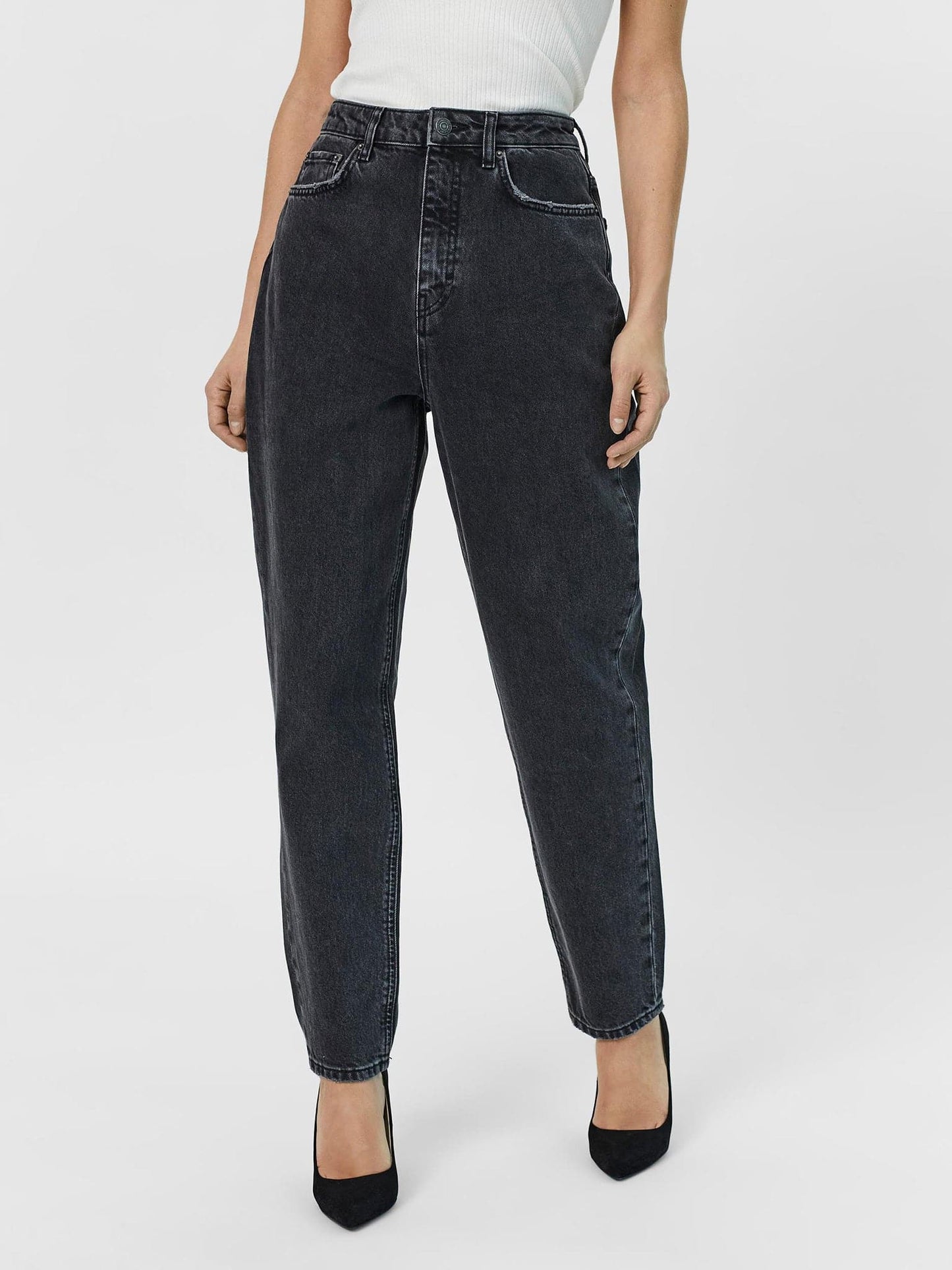 Γυναικείο παντελόνι VMZOE SHR MOM JEANS 10256485 | 10256485