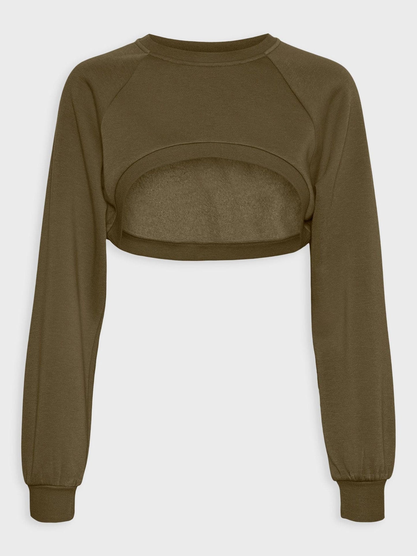 Γυναικείο φούτερ crop VMAJA LS CREOPPED SWEAT JRS 10257432 | 10257432