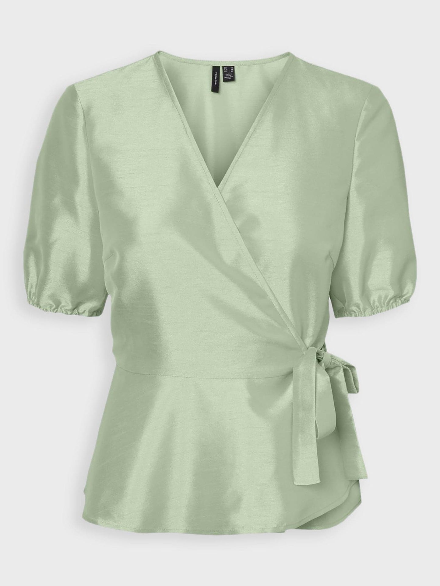 Γυναικεία μπλούζα κρουαζέ VMMAYA S/S WRAP TOP 10239864 | 10239864