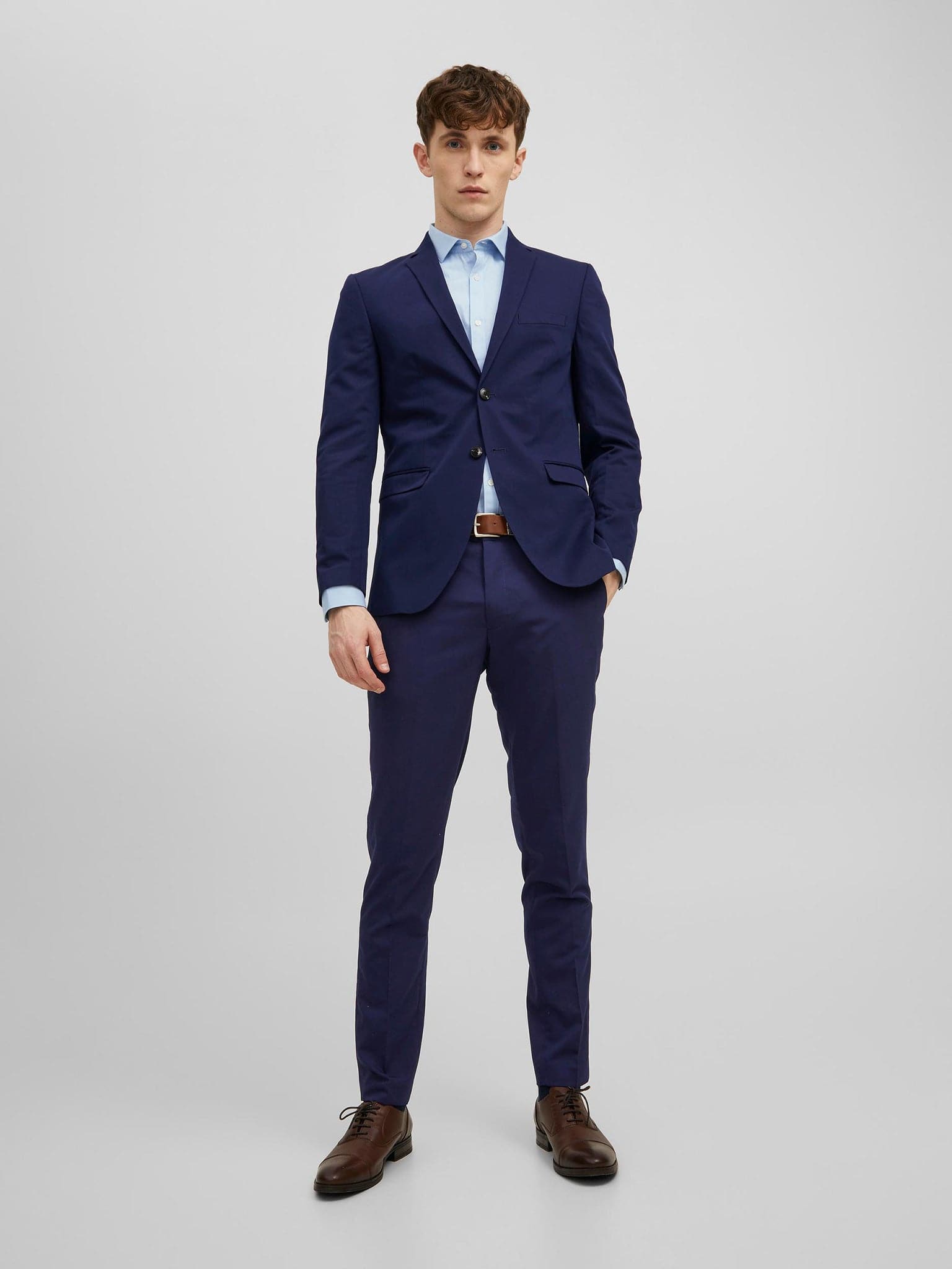 Ανδρικό παντελόνι chinos JPRFRANCO TROUSER NOOS 12199893 | 12199893