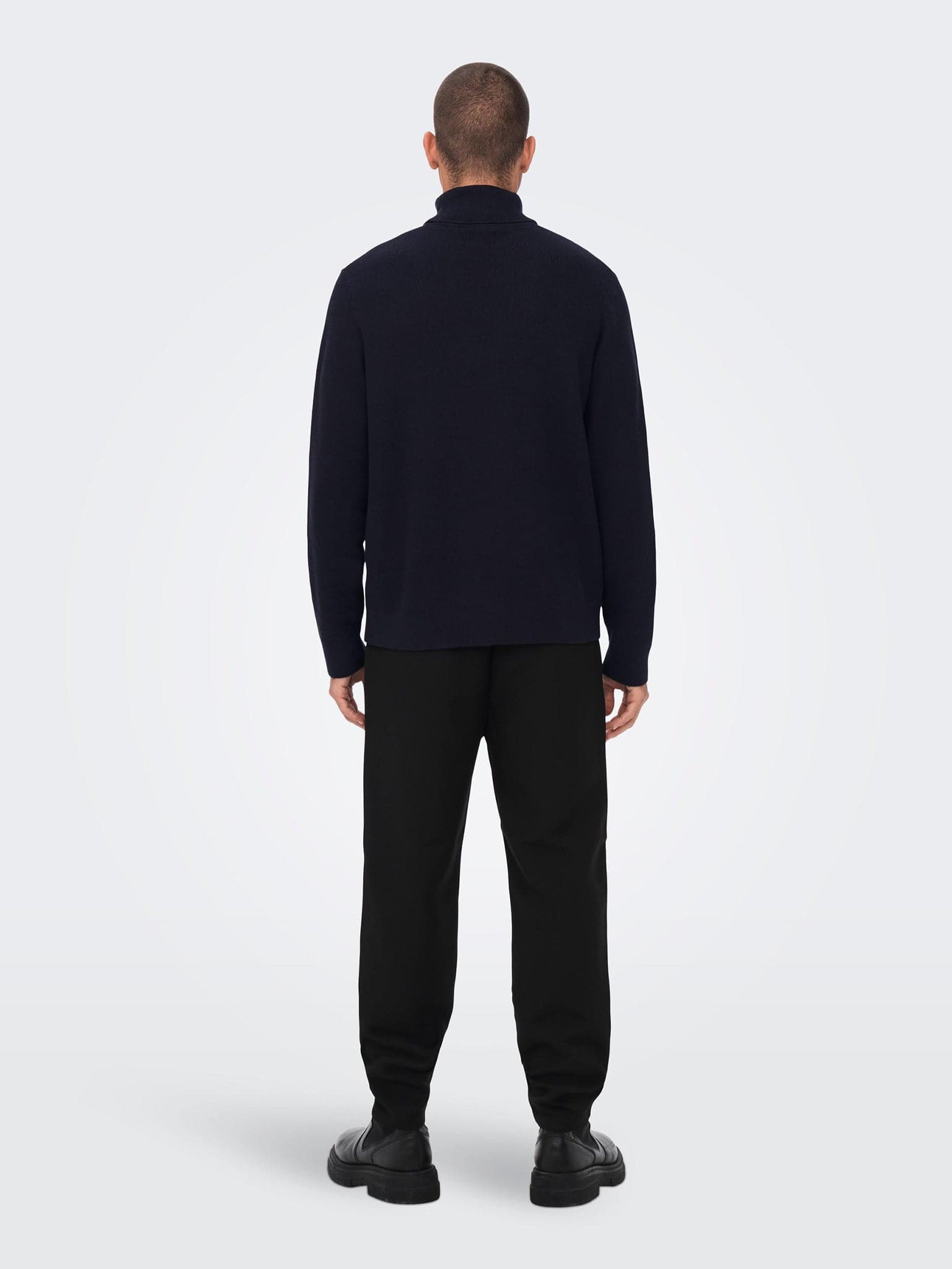 Ανδρική μπλούζα ζιβάγκο ONSPHIL REG 12 STRUC ROLL NECK KNIT NOOS 22023202 | 22023202
