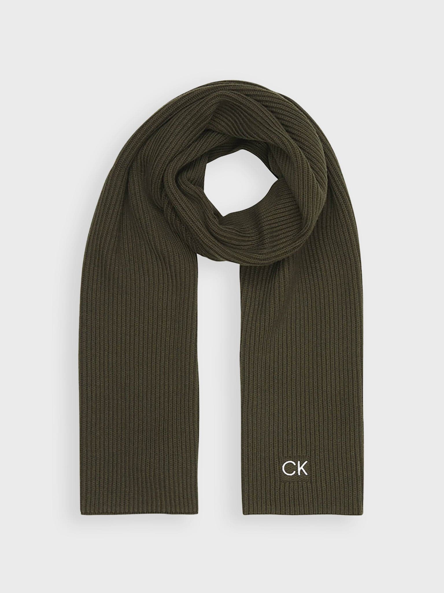 Ανδρικό κασκόλ CLASSIC COTTON RIB SCARF K50K509693MRZ | K50K509693MRZ