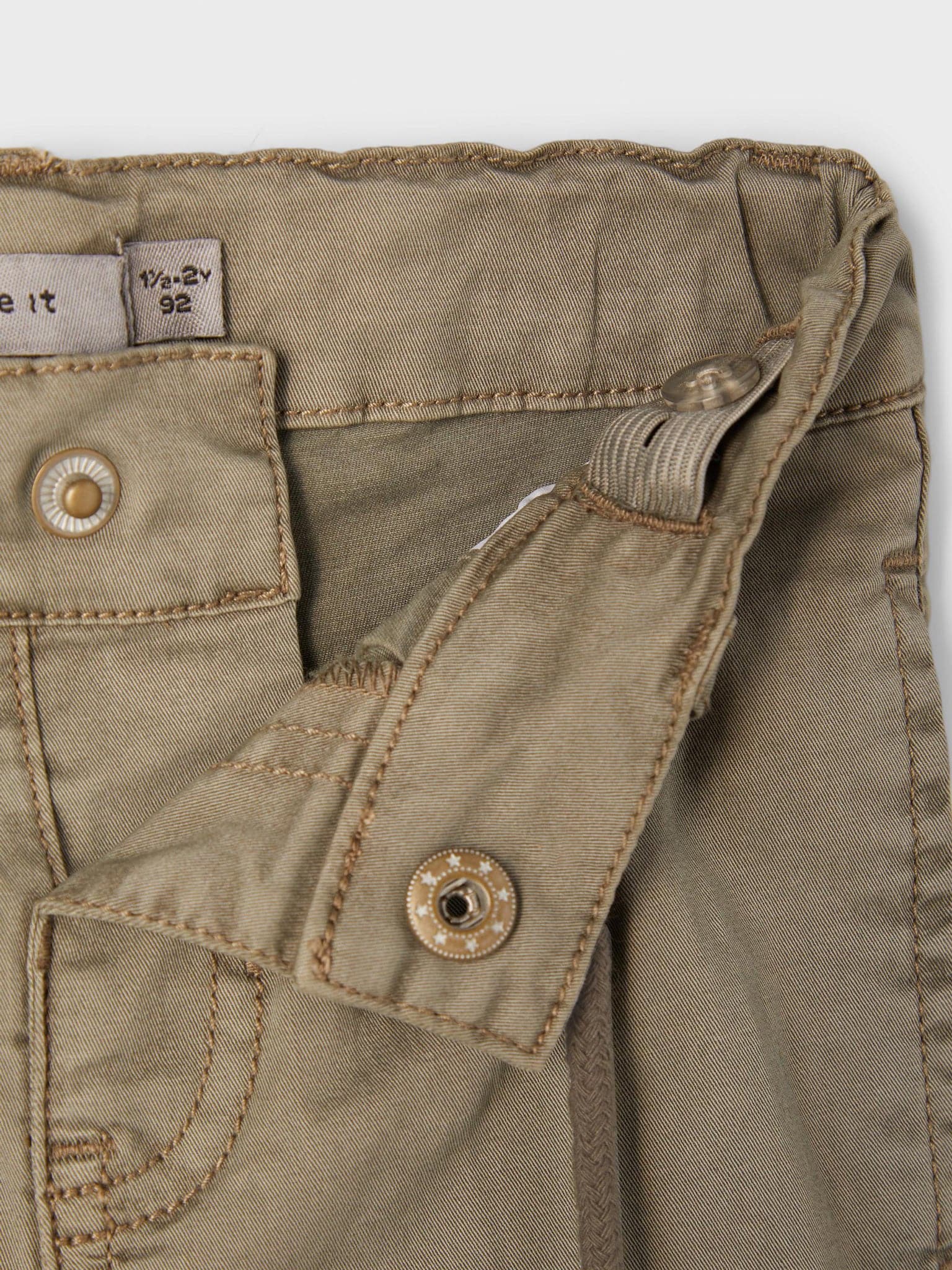 Παιδική βερμούδα με λάστιχο NMMSOFUS TWIAL CHINO L SHORTS 13202641 | 13202641