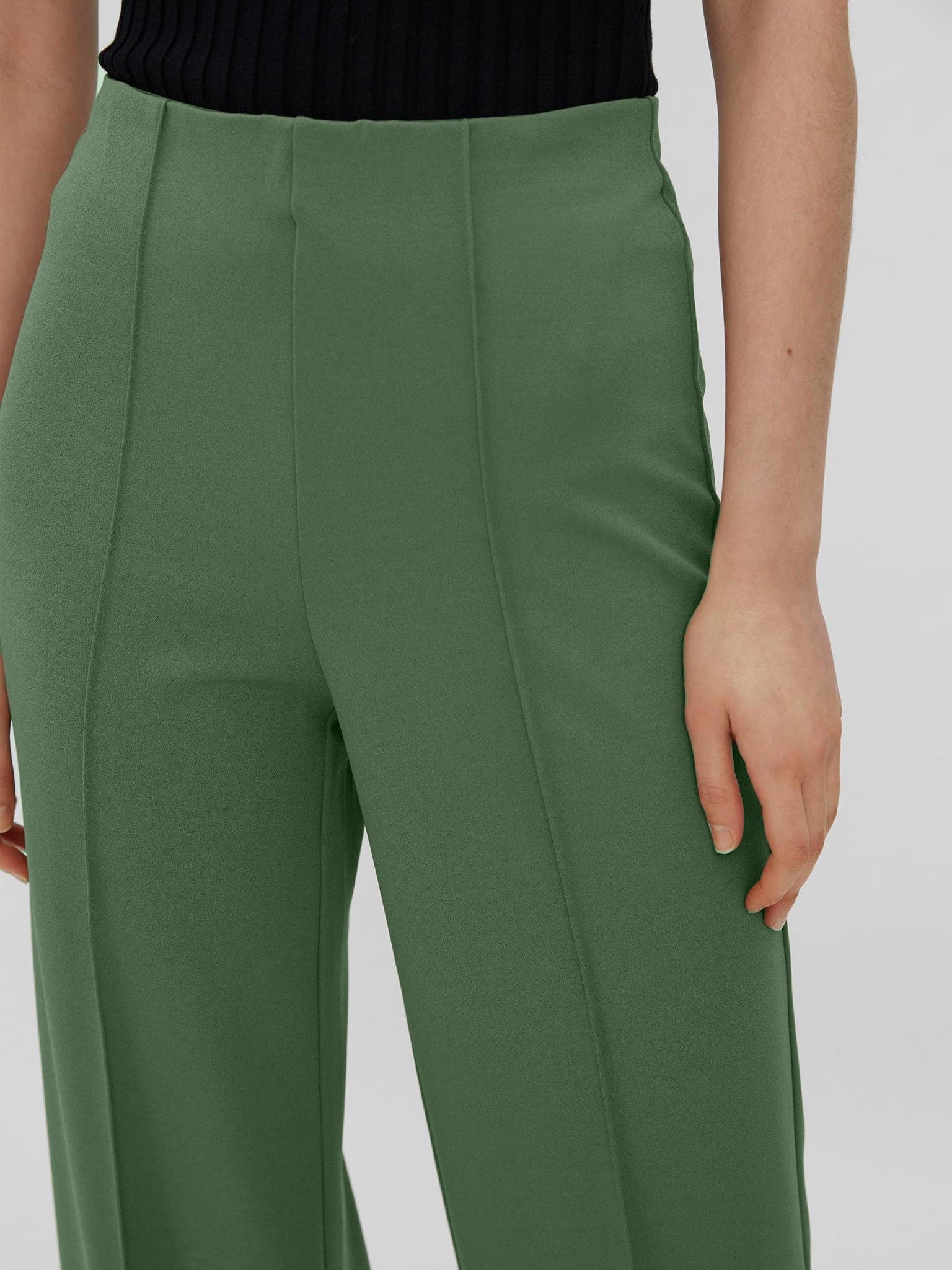 Γυναικείο παντελόνι ψηλόμεσο VMBECKY HW WIDE PULL ON PANT NOOS 10257168 | 10257168