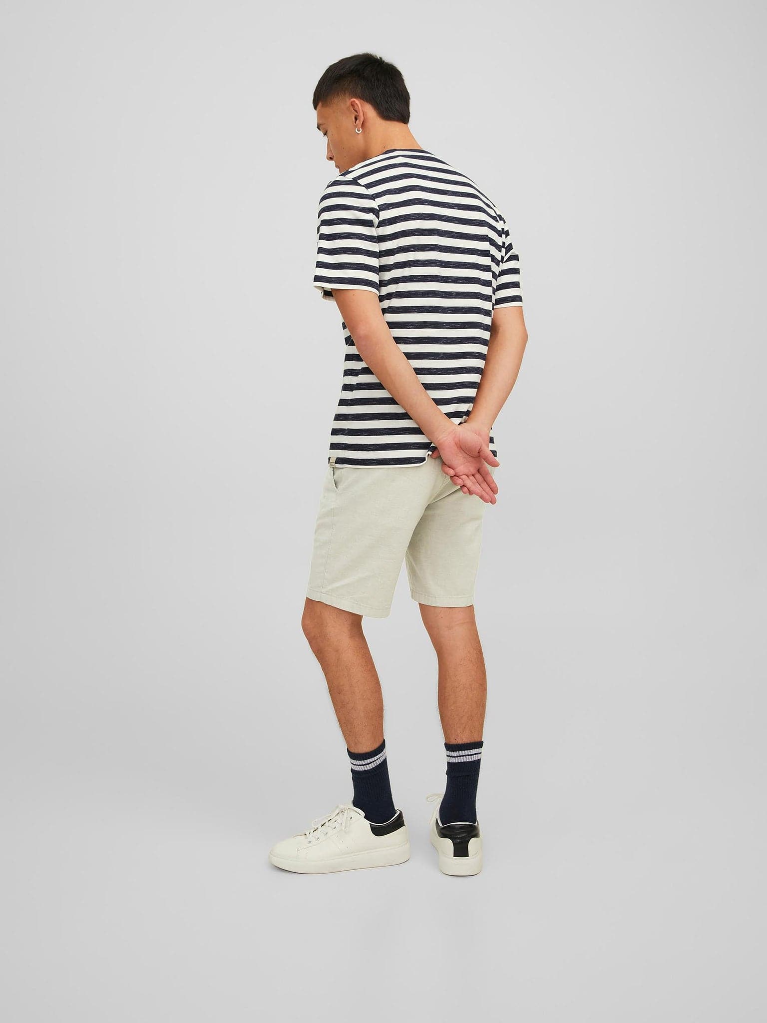 Ανδρική βερμούδα JPSTDAVE JJLINEN SHORTS 12229629 | 12229629