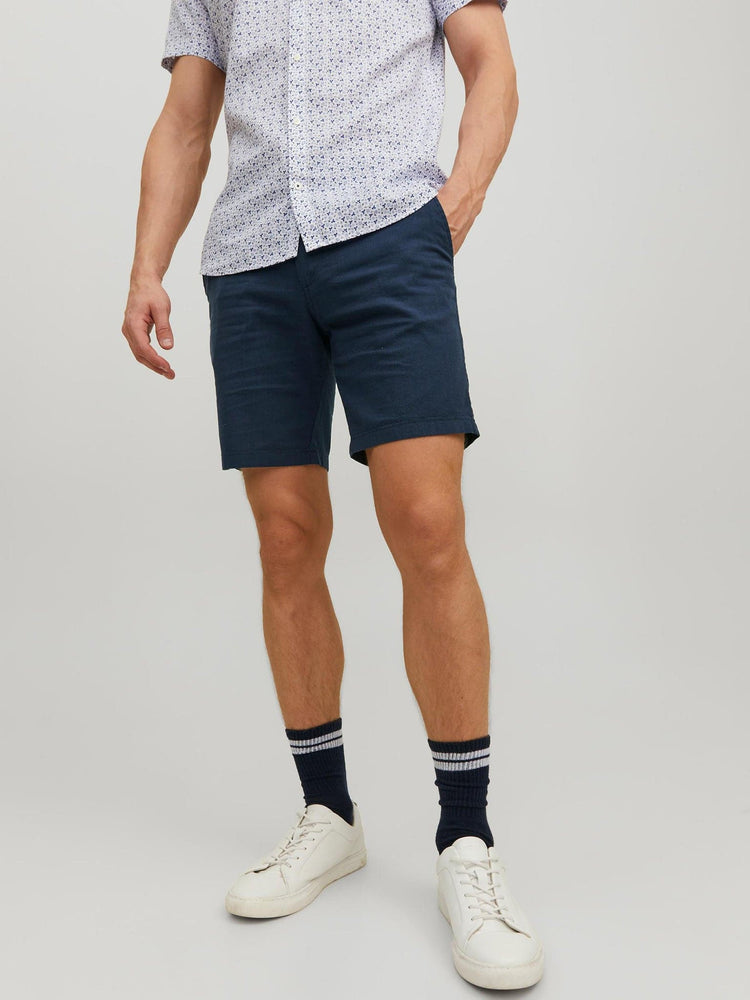 Ανδρική βερμούδα JPSTDAVE JJLINEN SHORTS 12229629 | 12229629