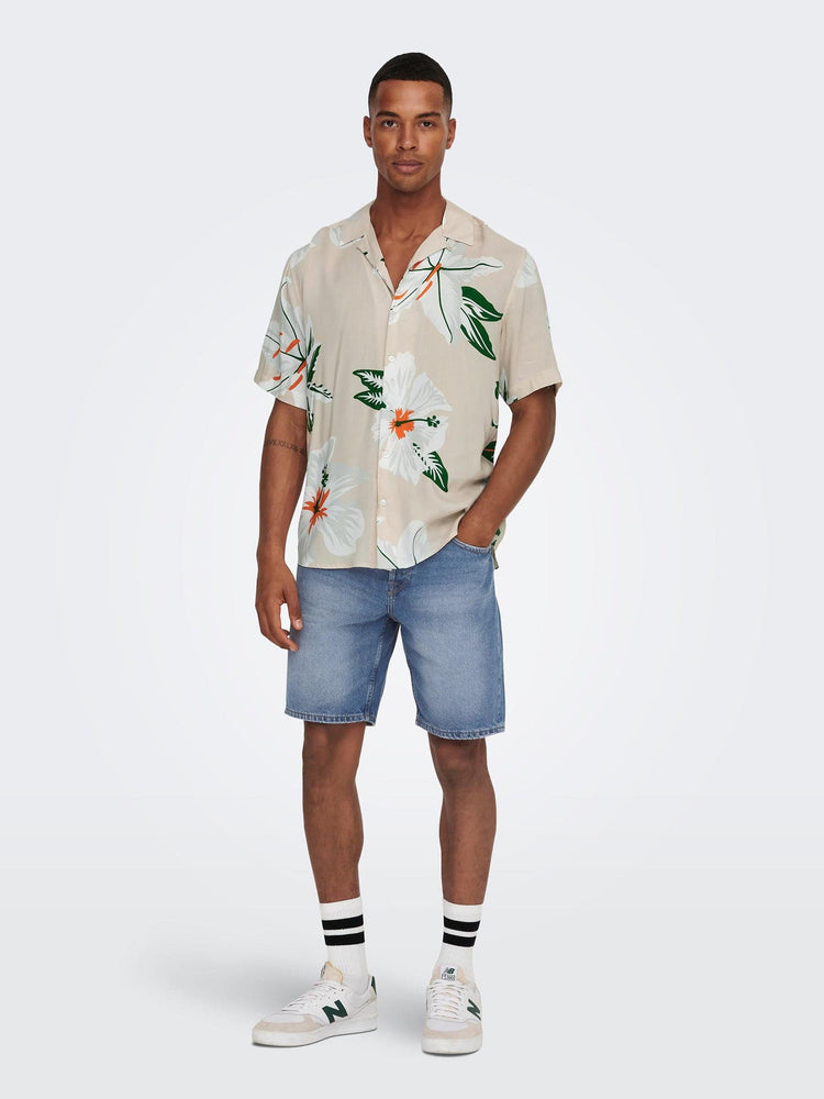 Ανδρική βερμούδα τζιν ONSEDGE M. BLUE 4849 SHORTS VD 22024849 | 22024849