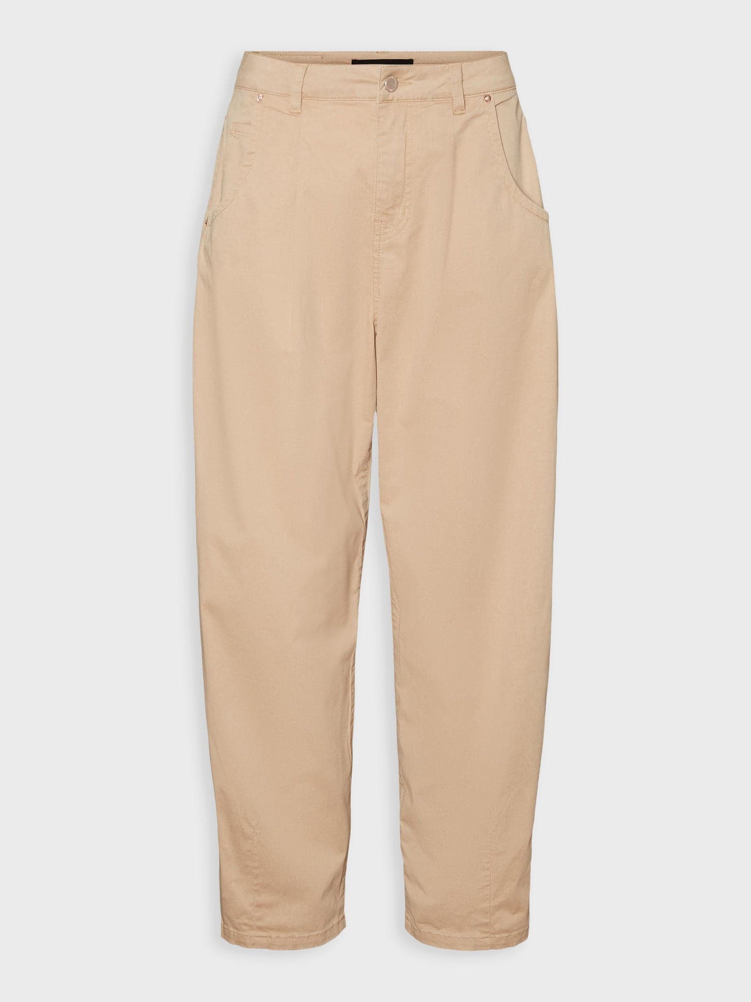 Γυναικείο παντελόνι organic cotton VMROSANNA HR BARREL PLEAT PANT 10235461 | 10235461