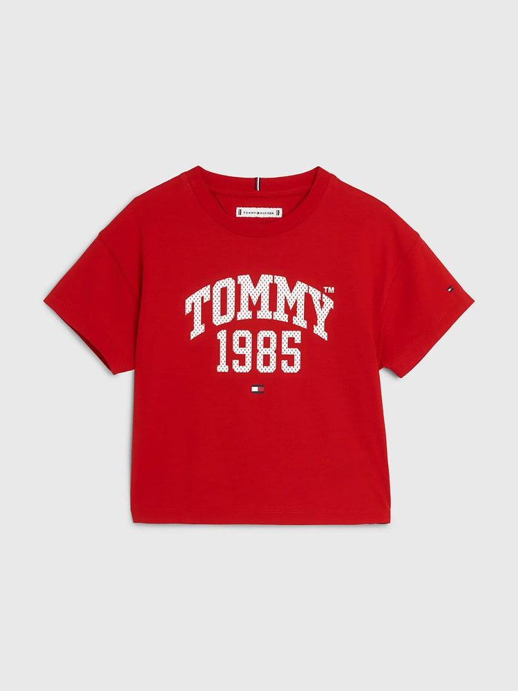 Παιδική μπλούζα TOMMY VARSITY TEE S/S KG0KG07257XNL | KG0KG07257XNL