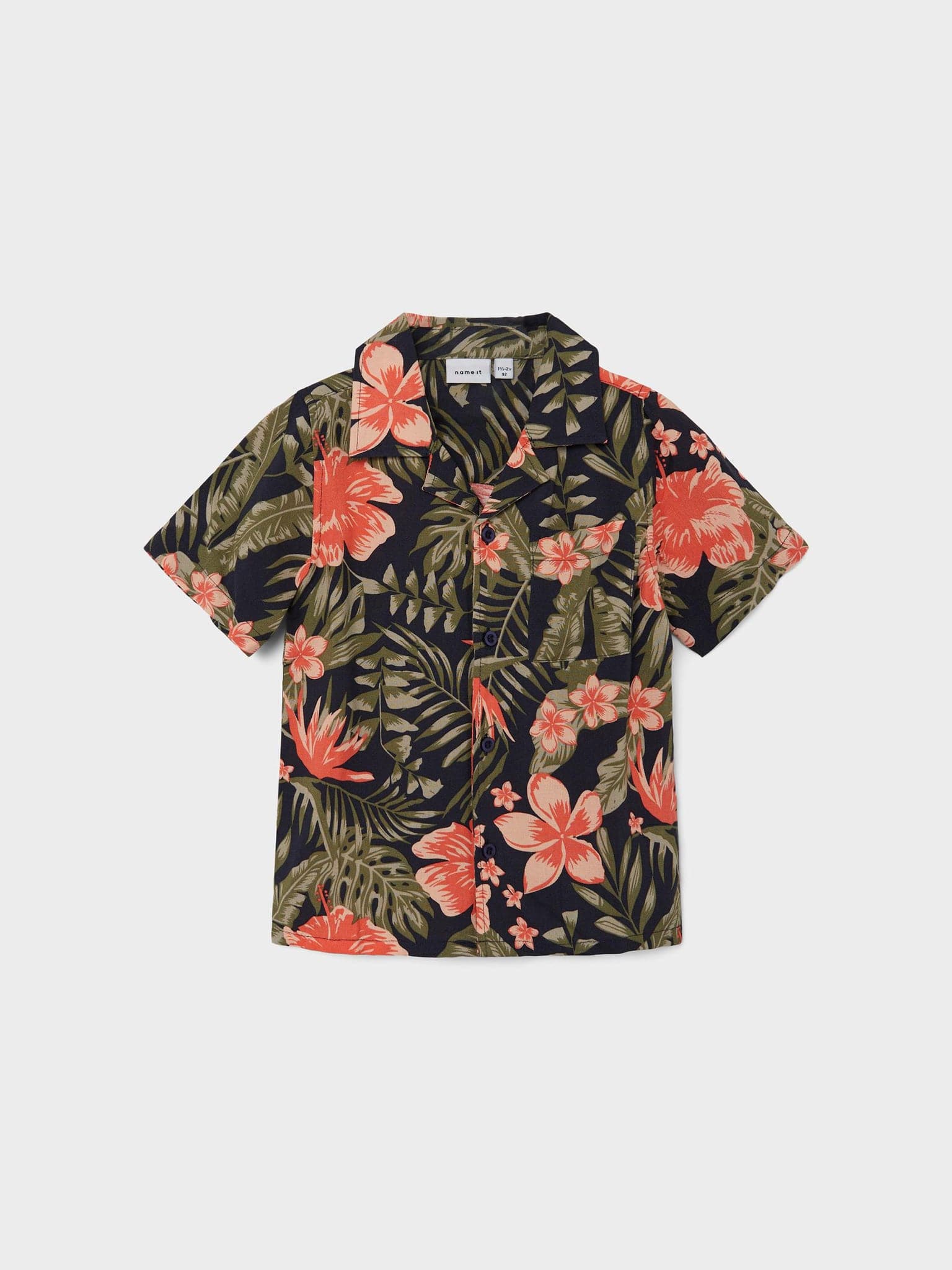 Παιδικό πουκάμισο NMMFERANE SS SHIRT BOX 13214167 | 13214167