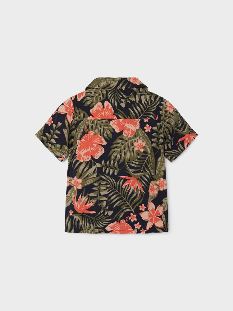 Παιδικό πουκάμισο NMMFERANE SS SHIRT BOX 13214167 | 13214167