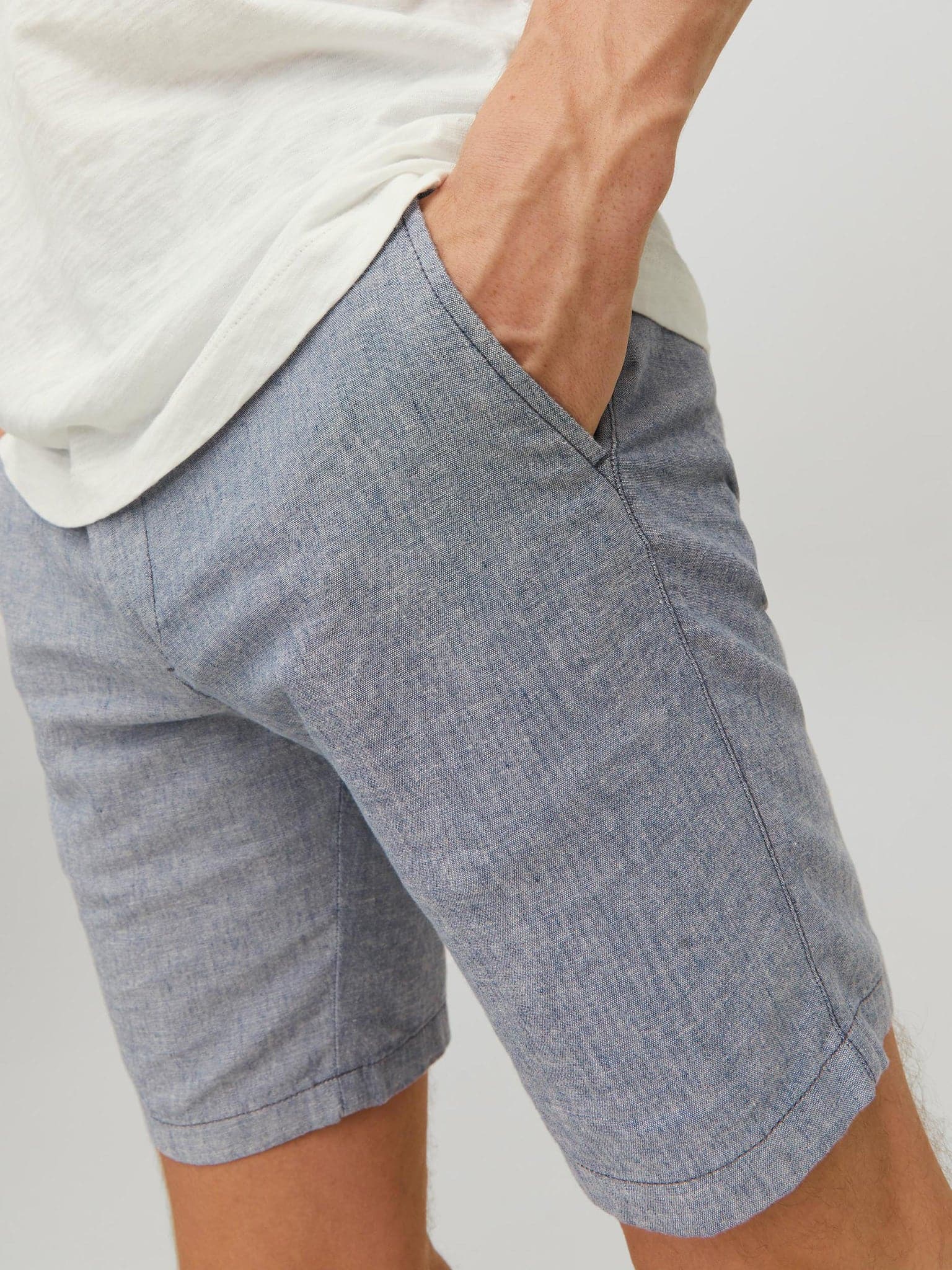 Ανδρική βερμούδα JPSTDAVE JJLINEN SHORTS 12229629 | 12229629