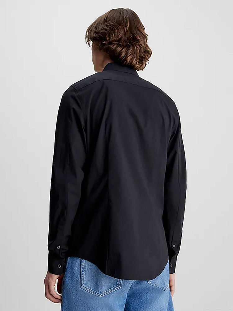 Ανδρικό πουκάμισο CHEST LOGO SLIM FIT SHIRT MEN J30J319065CHW | J30J319065CHW