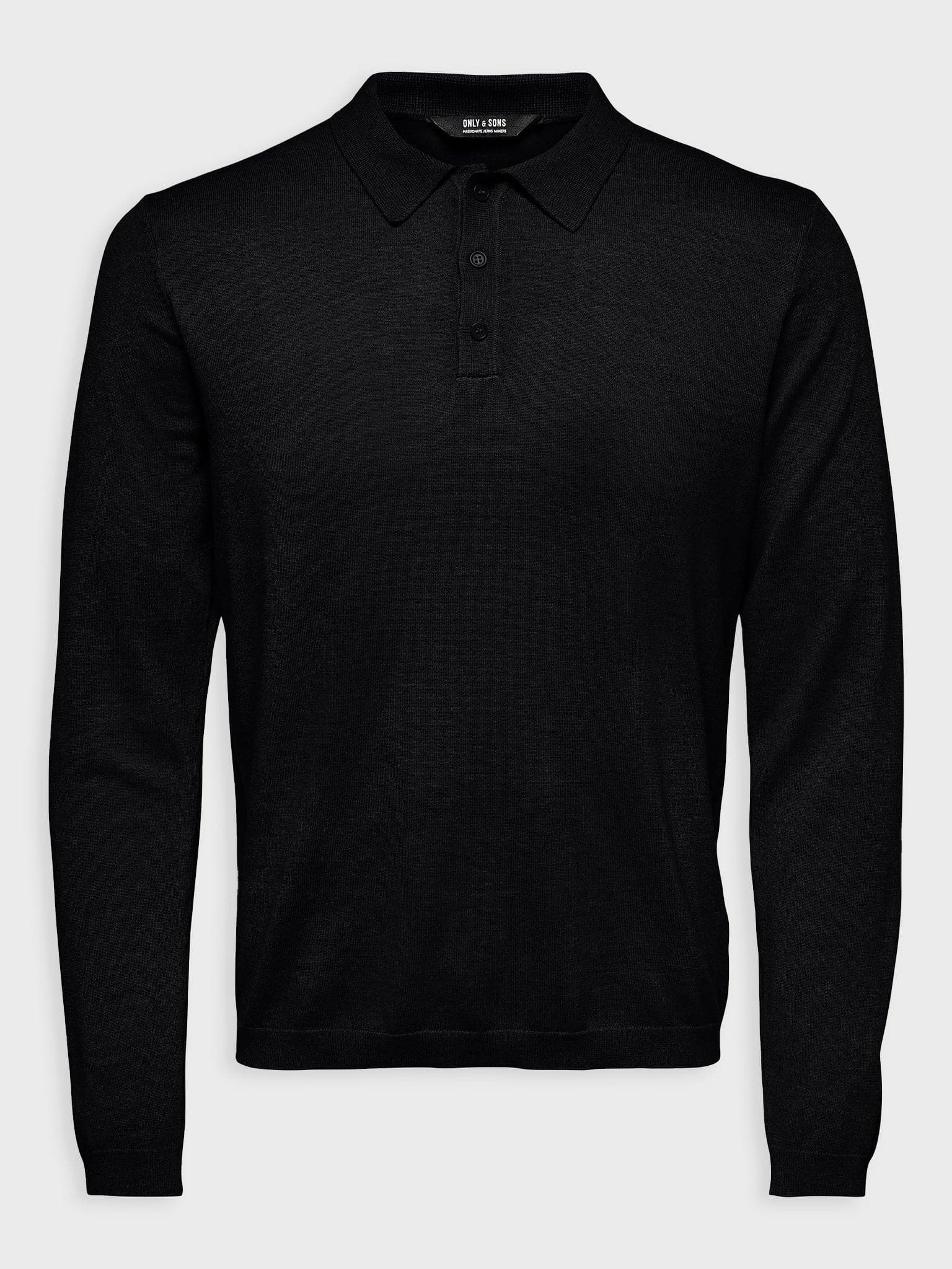 Ανδρικό polo ONSWYLER LIFE REG 14 LS POLO KNIT NOOS 22021184 | 22021184