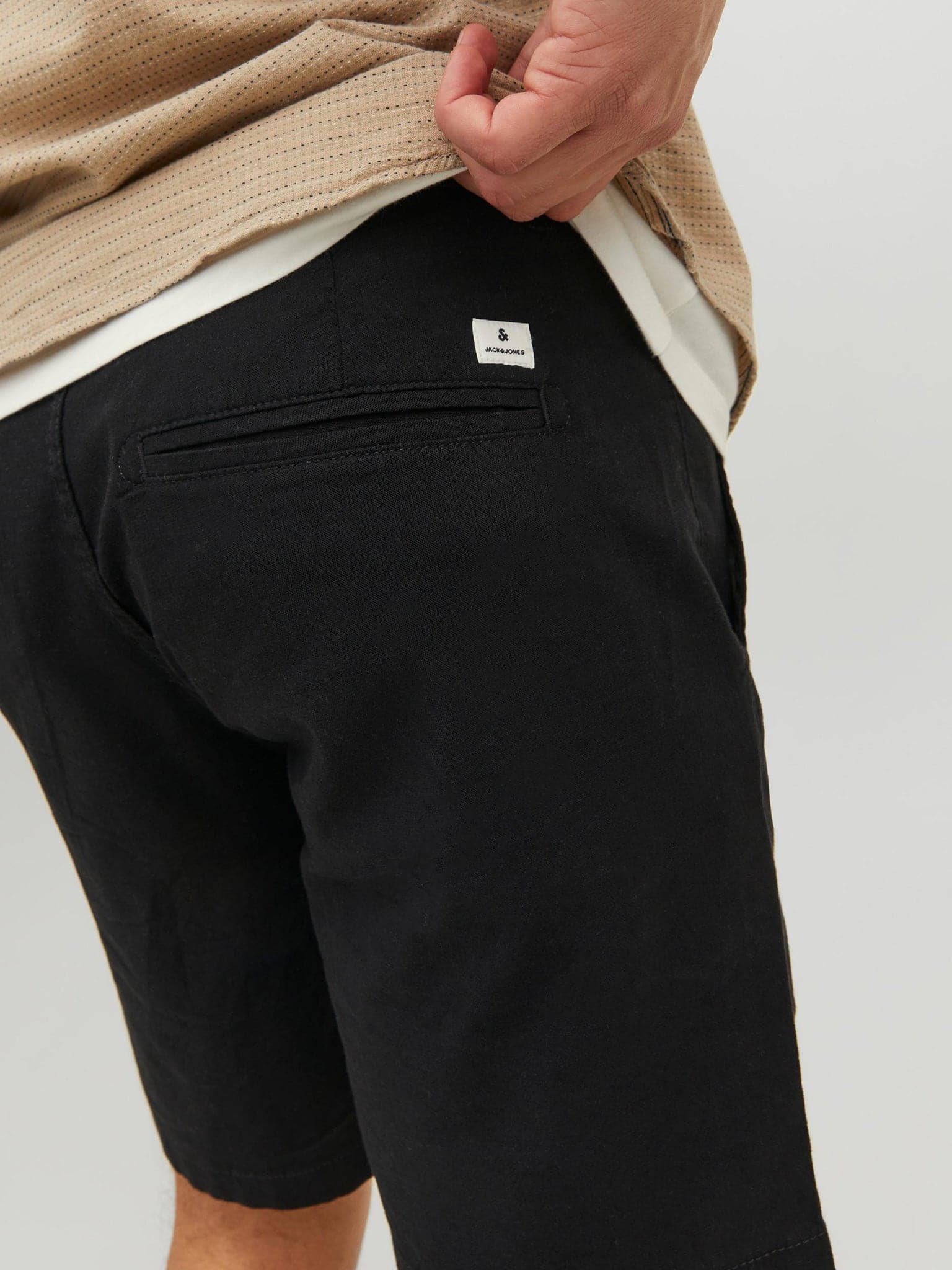 Ανδρική βερμούδα JPSTDAVE JJLINEN SHORTS 12229629 | 12229629