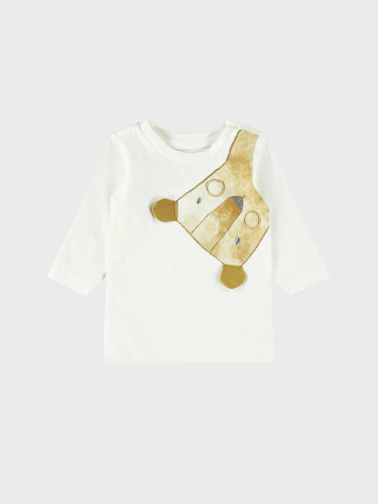 Βρεφική μπλούζα με τύπωμα NBNUTRA LS TOP 13183850 | 13183850