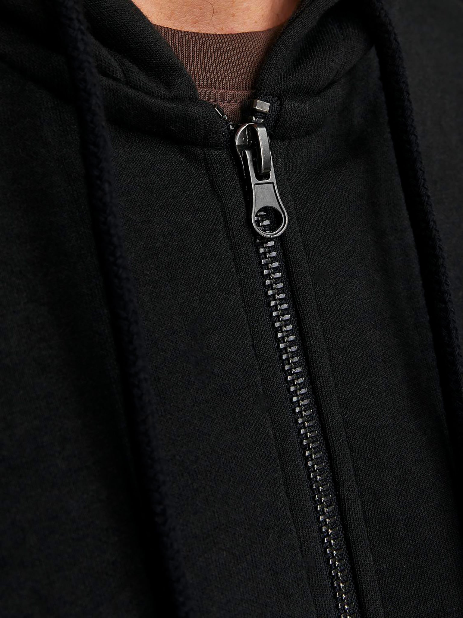 Ανδρική ζακέτα Plain Zip hoodie 12181901 | 12181901