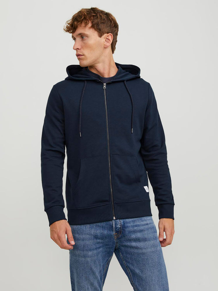 Ανδρική ζακέτα Plain Zip hoodie 12181901 | 12181901