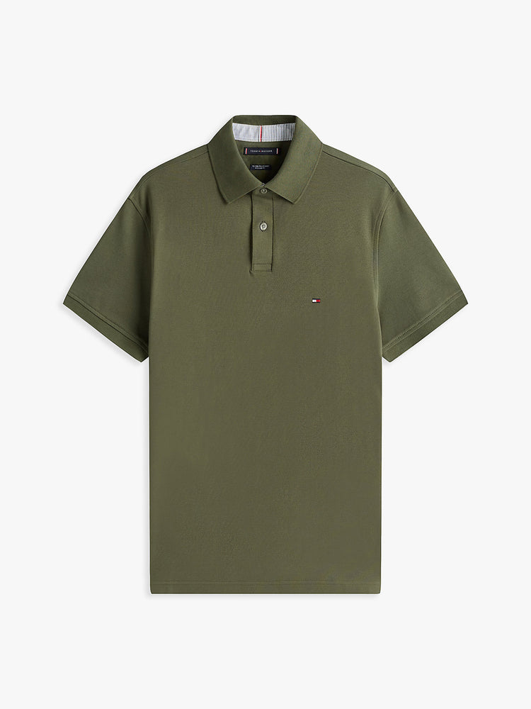 1985 COLLECTION FLAG EMBROIDERY REGULAR FIT POLO MW0MW17770RBN | MW0MW17770RBN