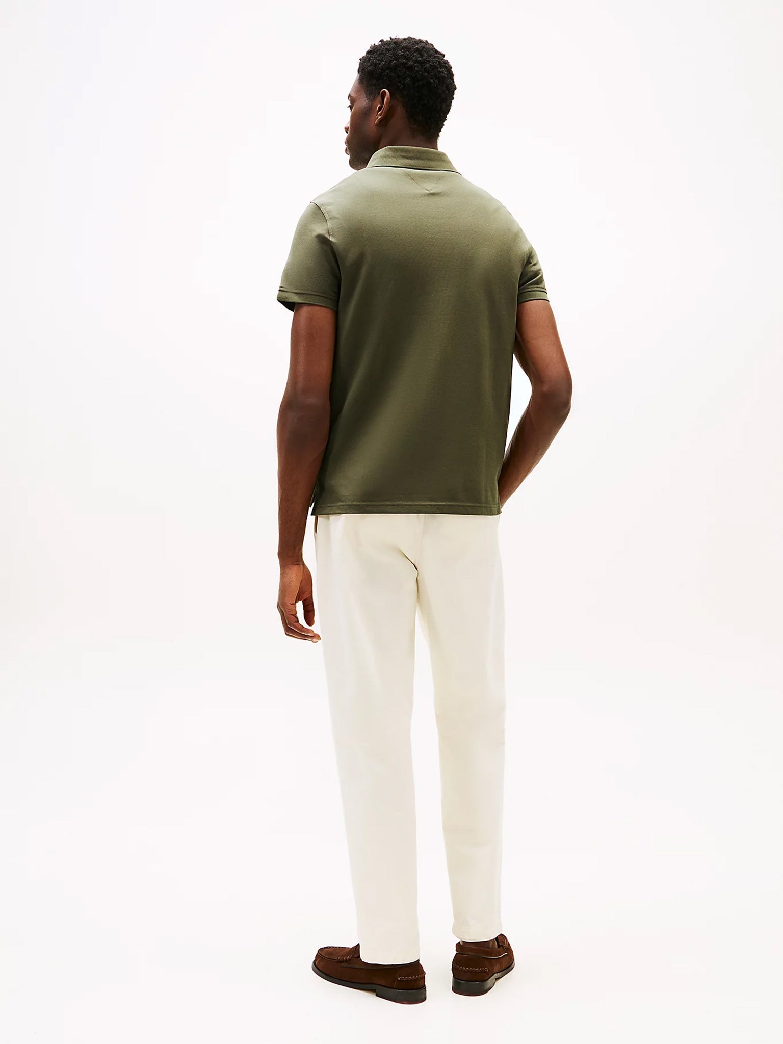 1985 COLLECTION FLAG EMBROIDERY REGULAR FIT POLO MW0MW17770RBN | MW0MW17770RBN