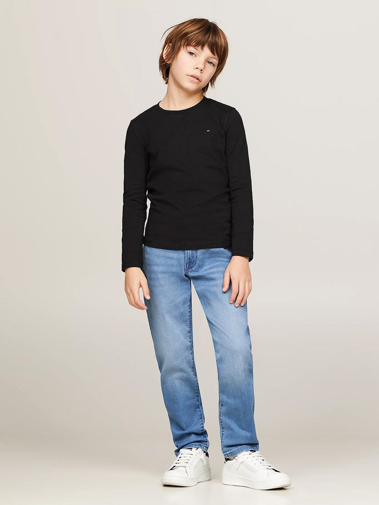 Παιδική μπλούζα LONG-SLEEVE ORGANIC COTTON T-SHIRT KB0KB04141055 | KB0KB04141055