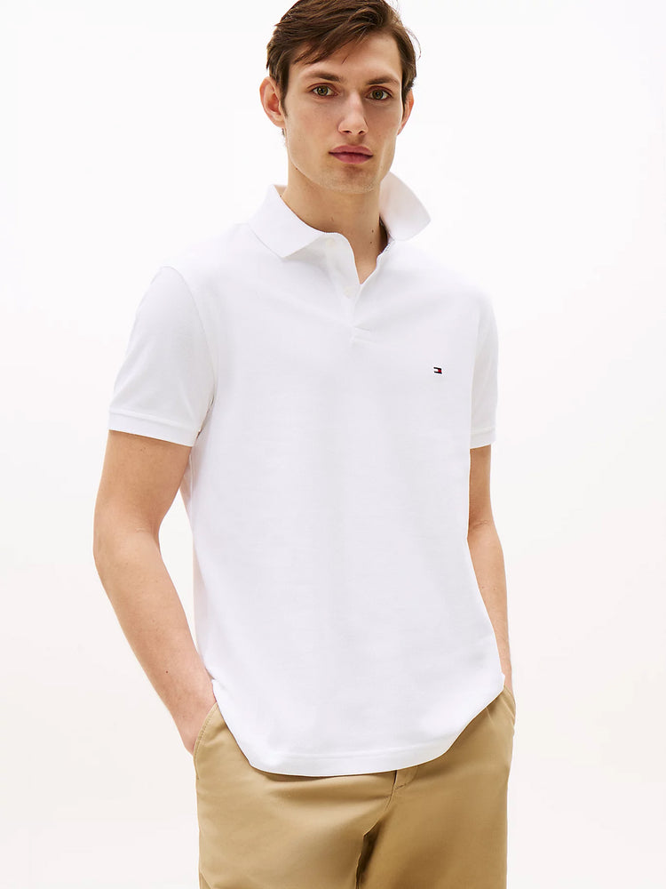 1985 COLLECTION FLAG EMBROIDERY REGULAR FIT POLO MW0MW17770YBR | MW0MW17770YBR