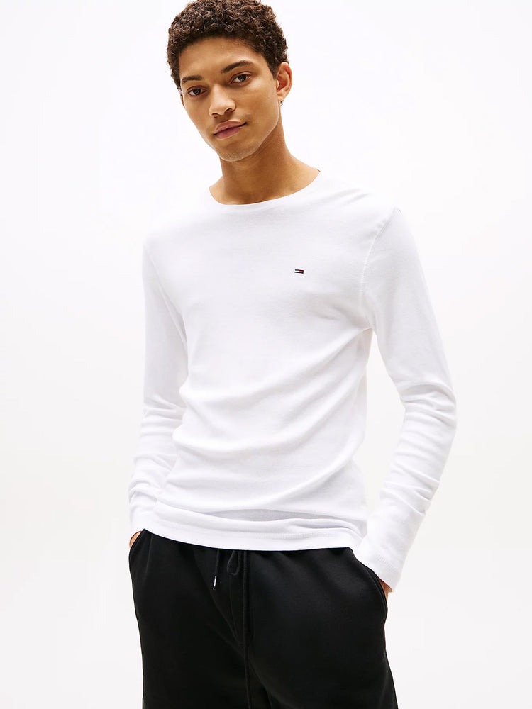 Ανδρική μπλούζα TJM ORIGINAL RIB LONGSLEEVE TEE DM0DM04409100 | DM0DM04409100
