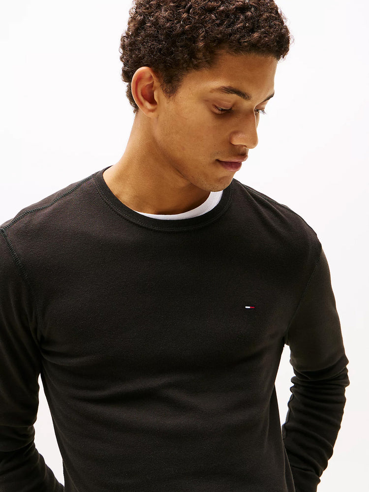 Ανδρική μπλούζα TJM ORIGINAL RIB LONGSLEEVE TEE DM0DM04409078 | DM0DM04409078