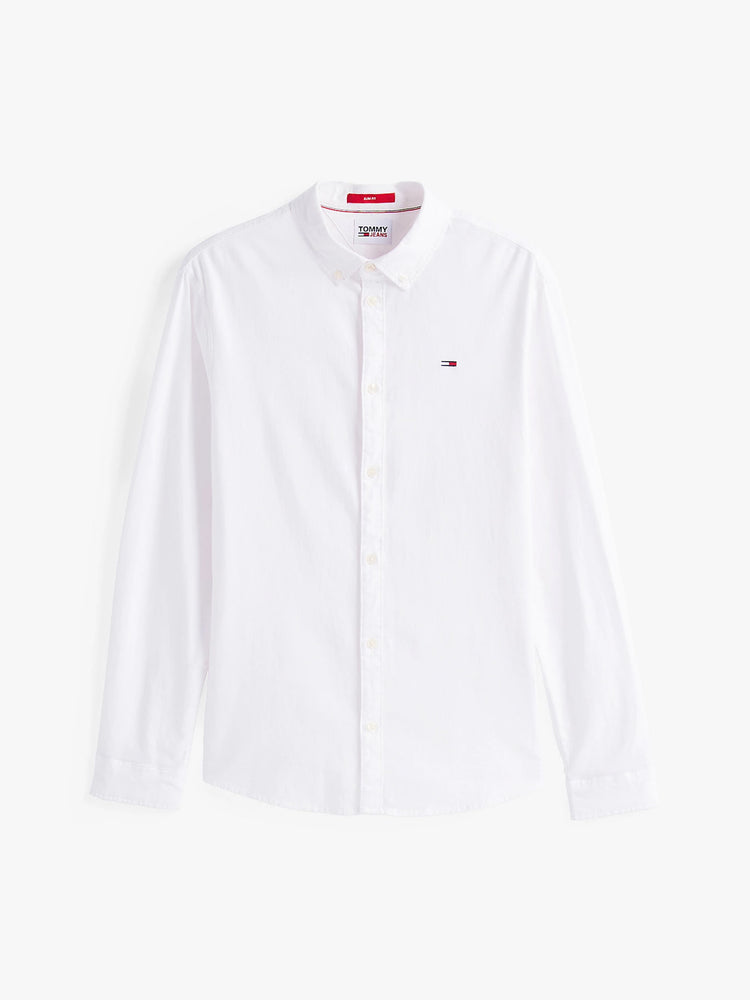 Ανδρικό πουκάμισο TJM SLIM STRETCH OXFORD SHIRT DM0DM09594YBR | DM0DM09594YBR