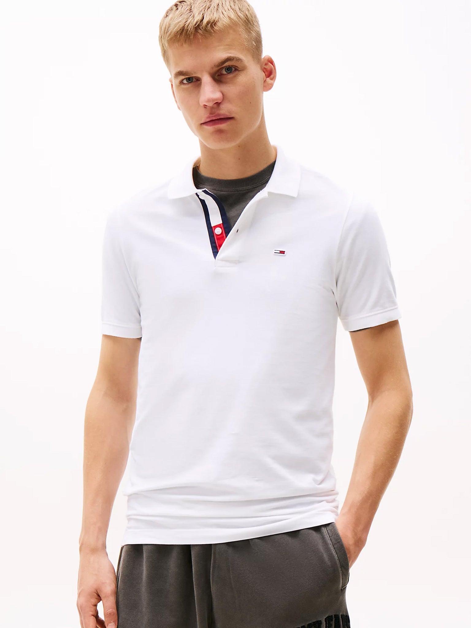 PURE ORGANIC COTTON SLIM FIT POLO DM0DM15370YBR | DM0DM15370YBR