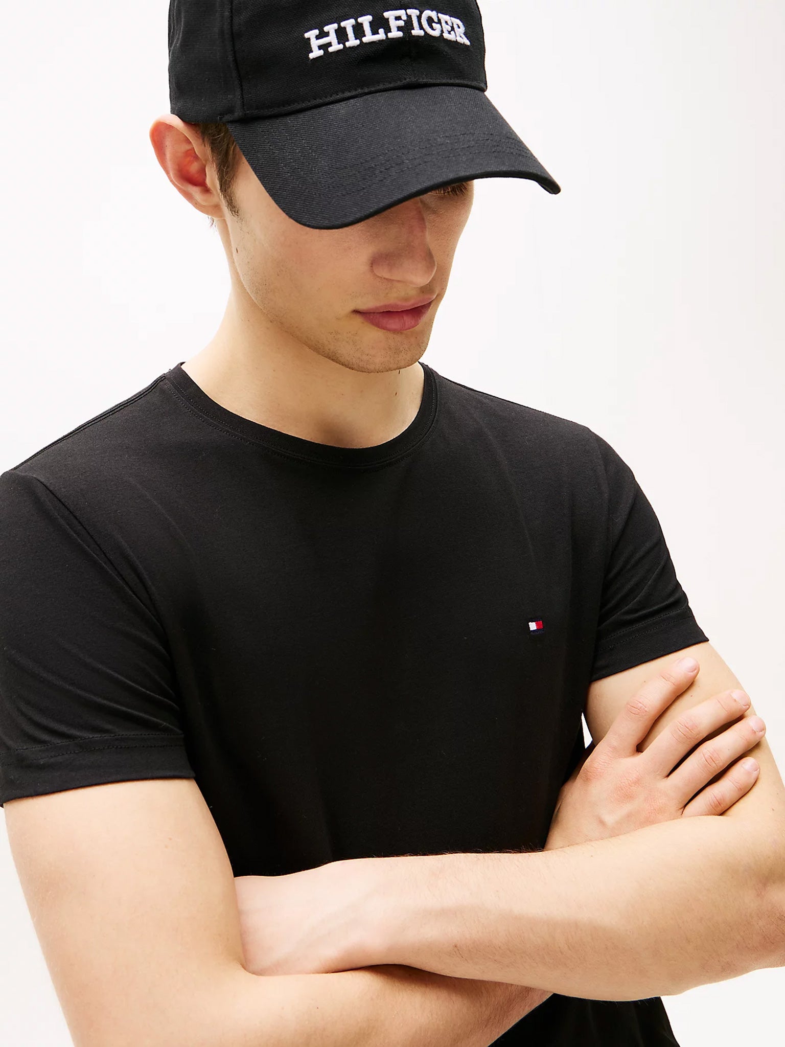 Ανδρικό t-shirt CORE STRETCH SLIM C-NECK TEE MW0MW27539BDS | MW0MW27539BDS