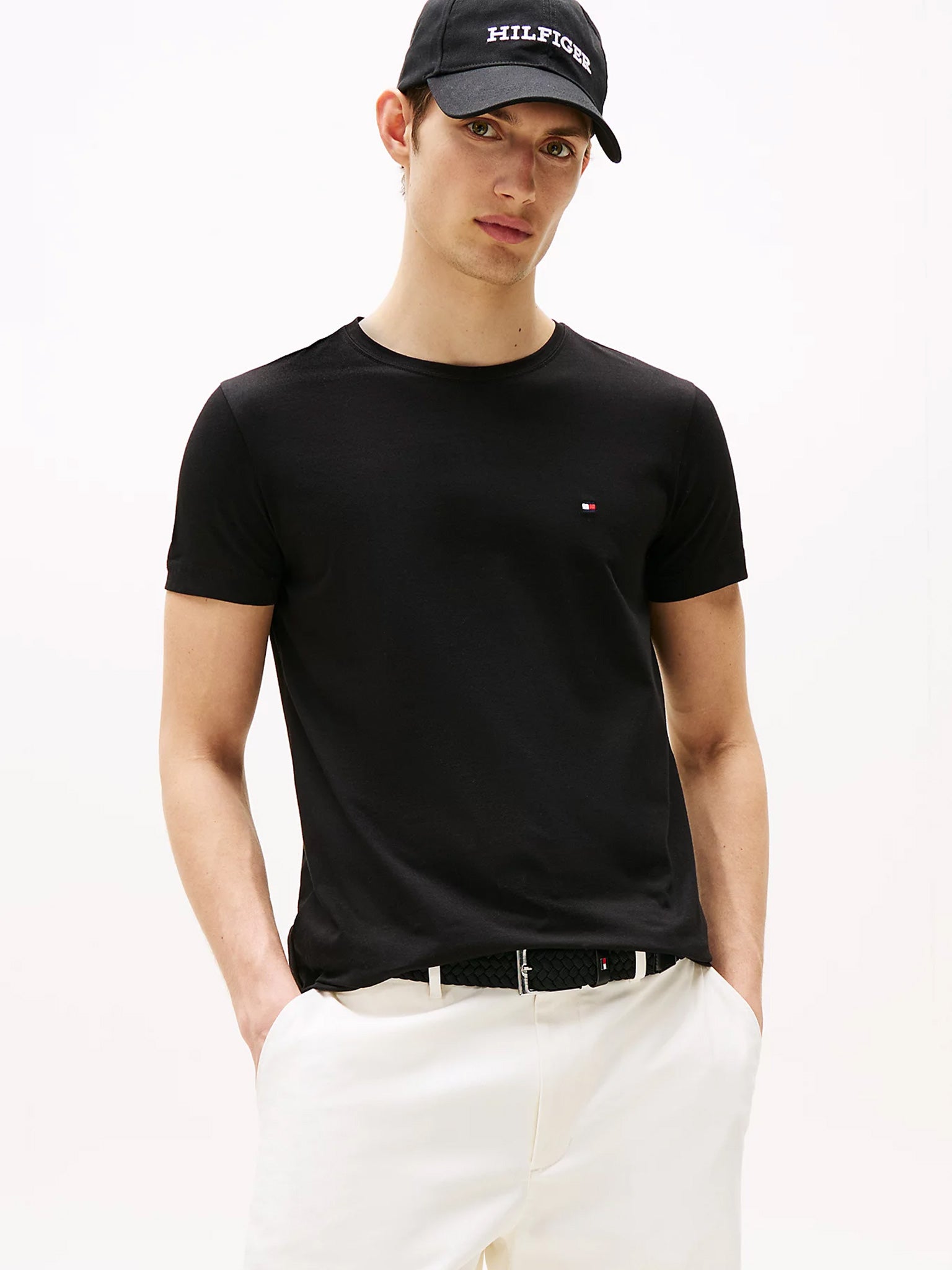Ανδρικό t-shirt CORE STRETCH SLIM C-NECK TEE MW0MW27539BDS | MW0MW27539BDS