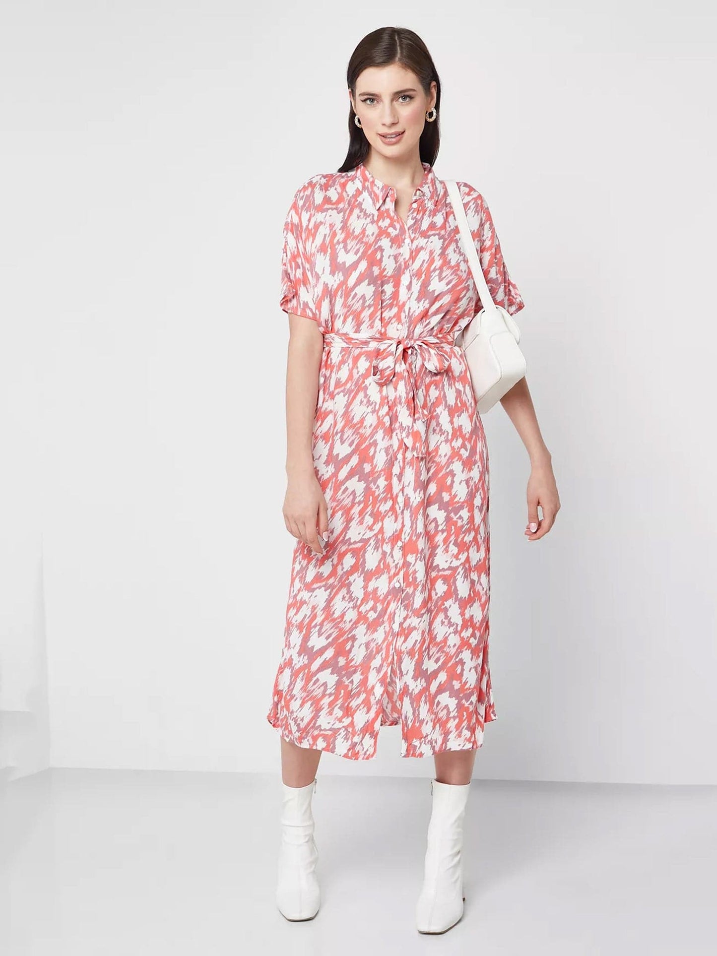 Γυναικείο φόρεμα VMMENNY SS CALF SHIRT DRESS WVN 10281893 | 10281893